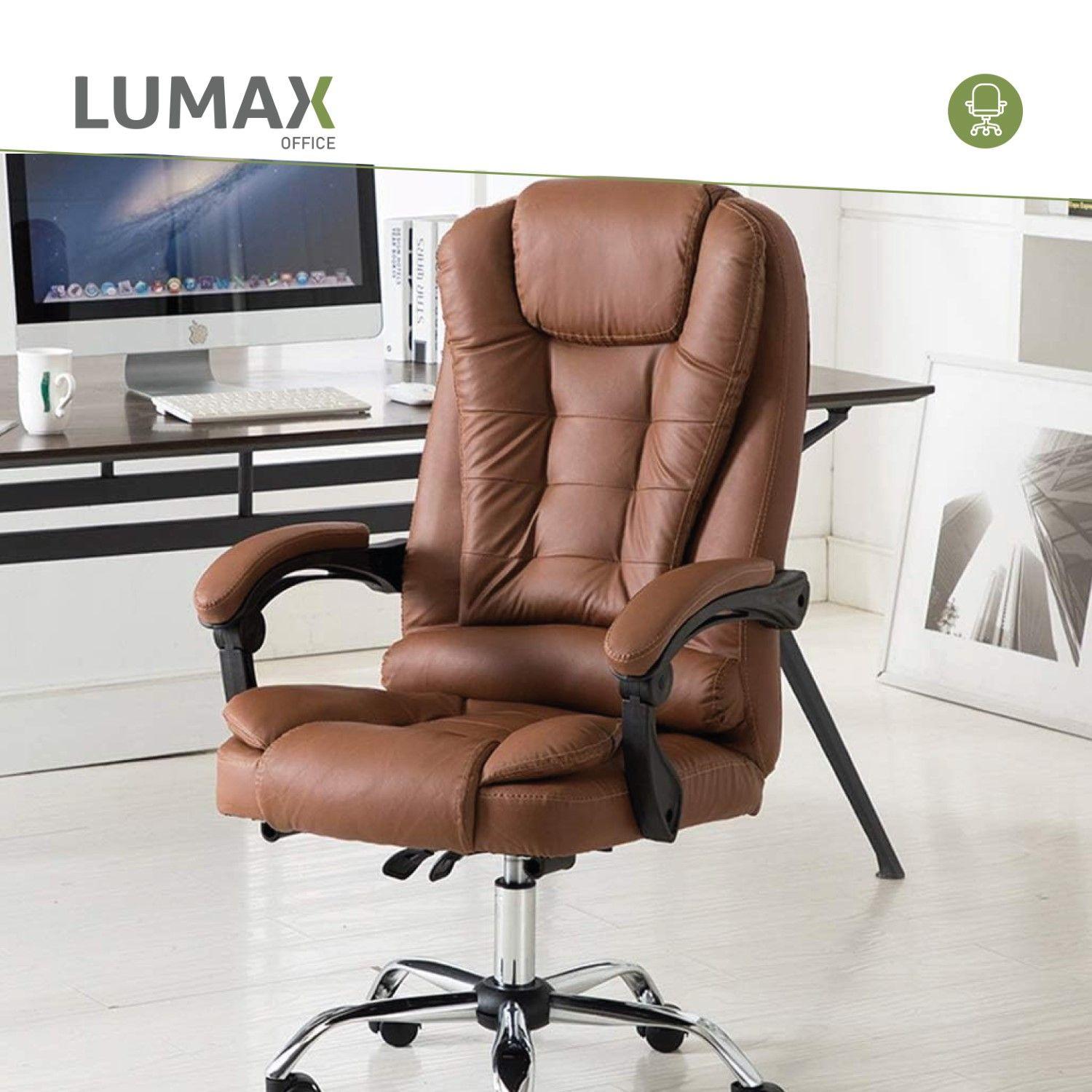 Silla Ejecutiva Escritorio Miles Premium Color Cafe-3