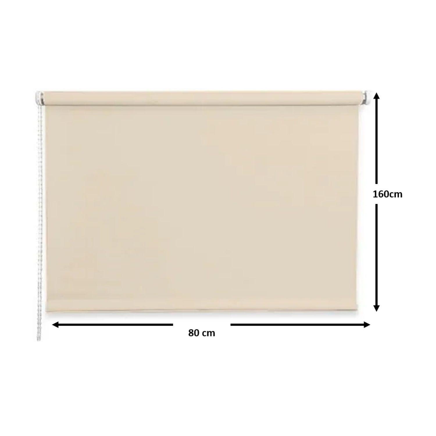 Cortina Roller Blackout Lumax  0.8 X 1.6 cm Color Beige-3
