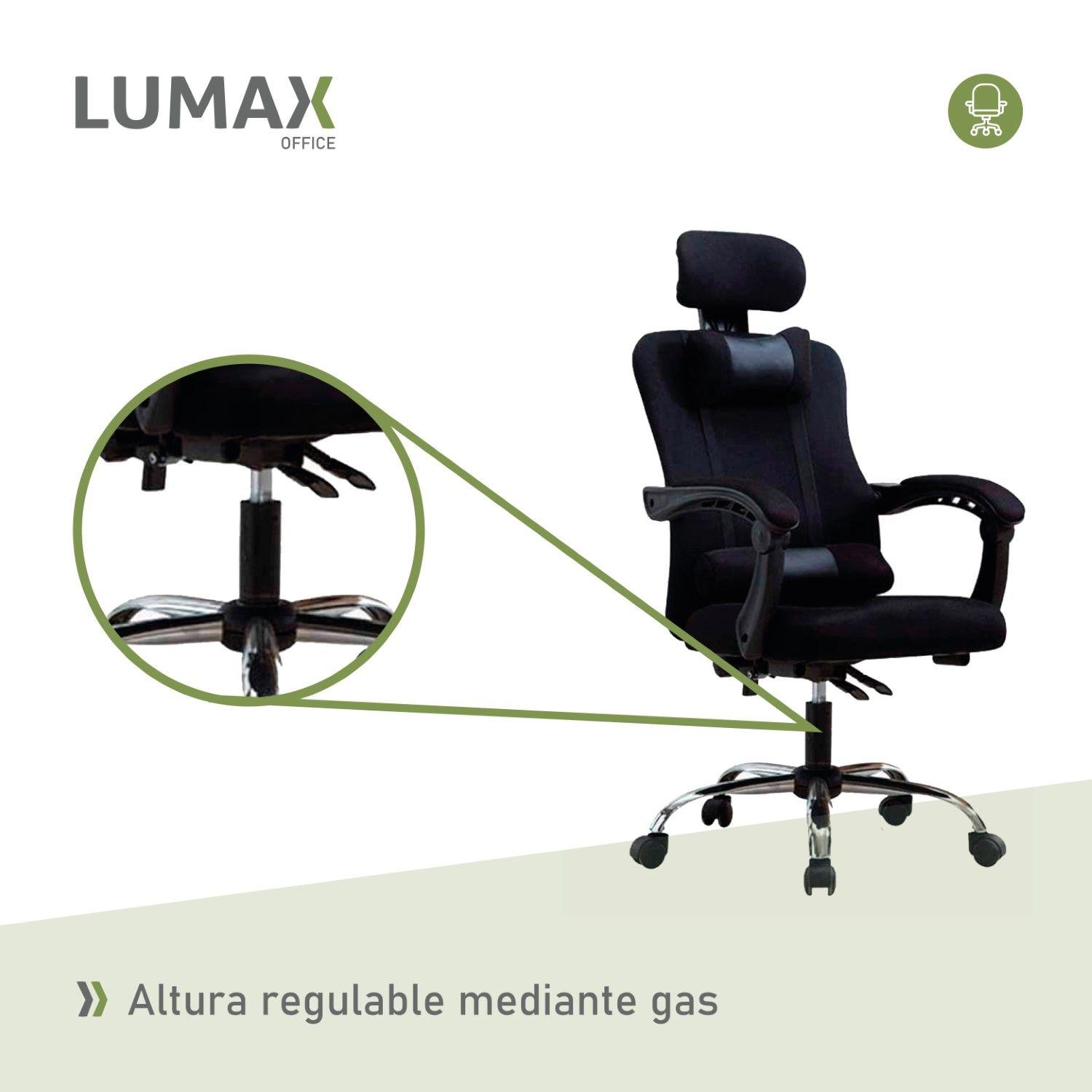 Silla Ejecutiva Oficina Wynn Negra-4