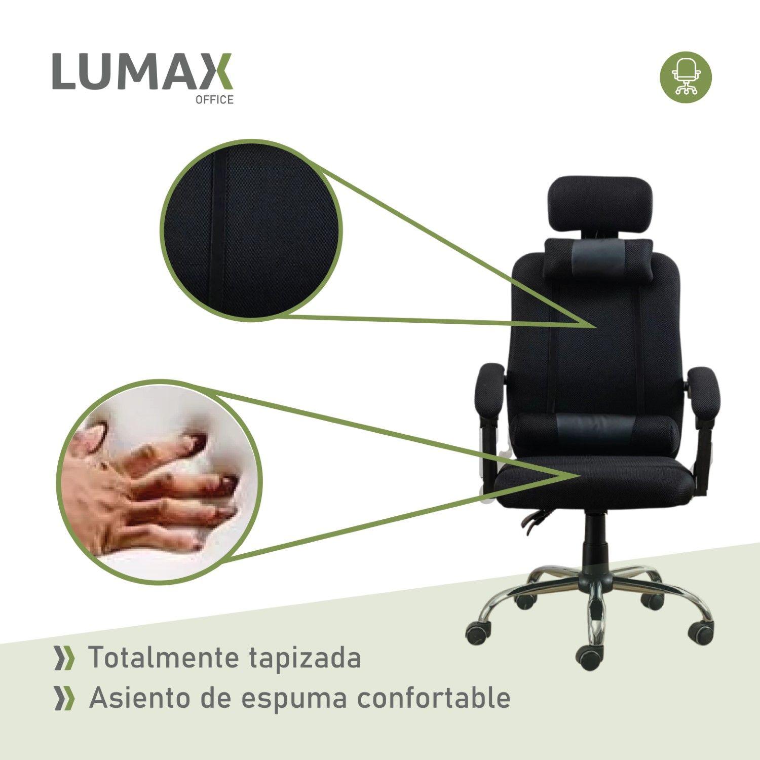Silla Ejecutiva Oficina Wynn Negra-5