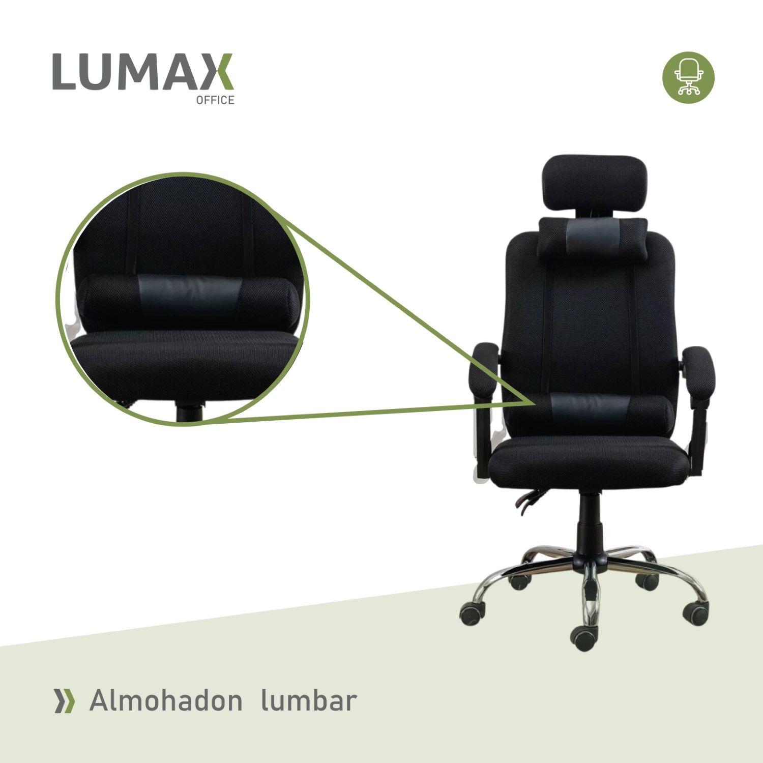 Silla Ejecutiva Oficina Wynn Negra-6