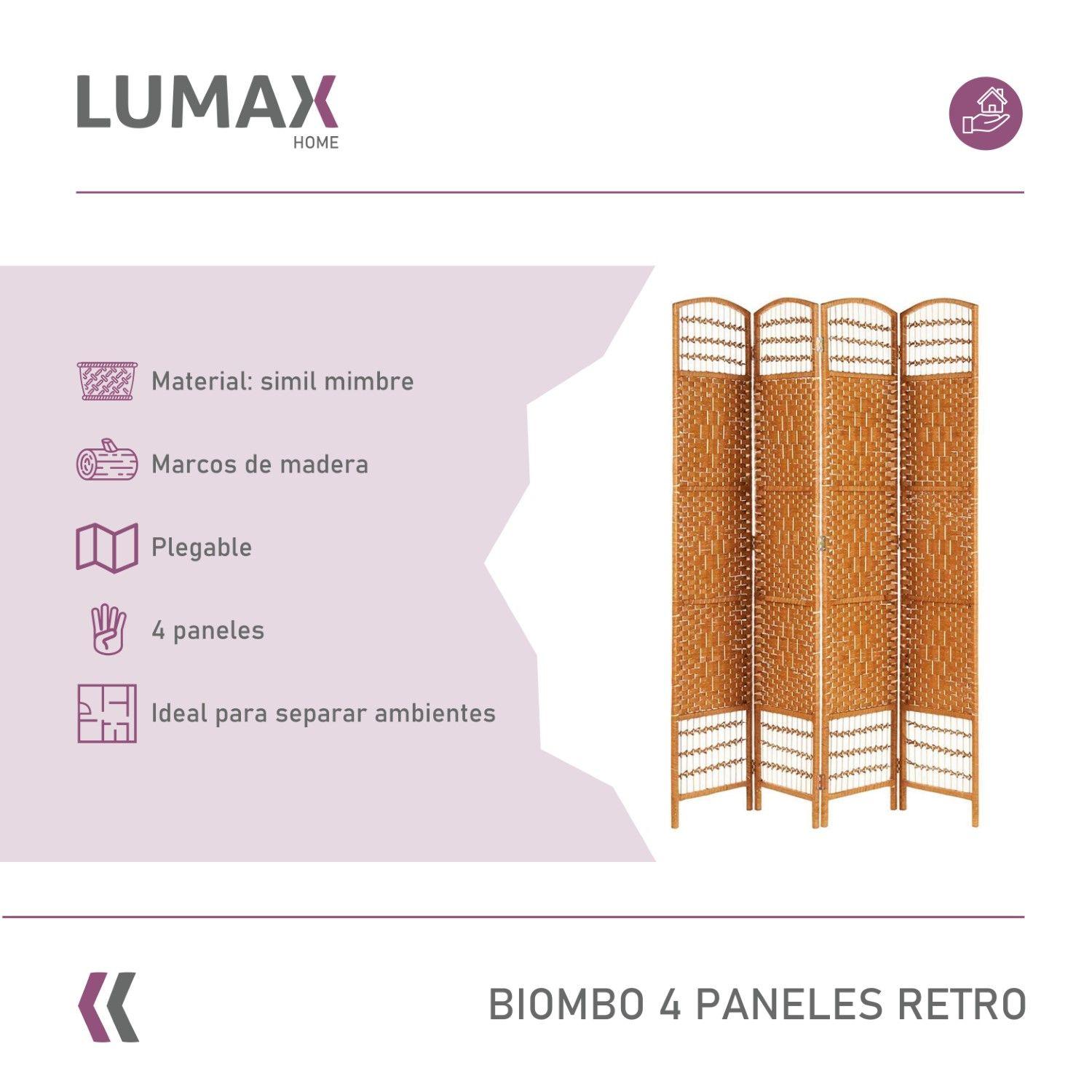 Biombo Decoracion y Separador de Ambientes Beige-1