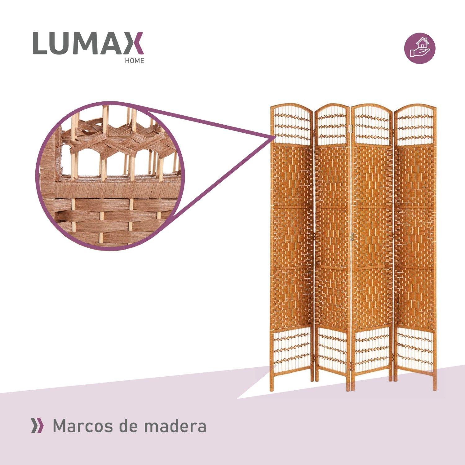 Biombo Decoracion y Separador de Ambientes Beige-5