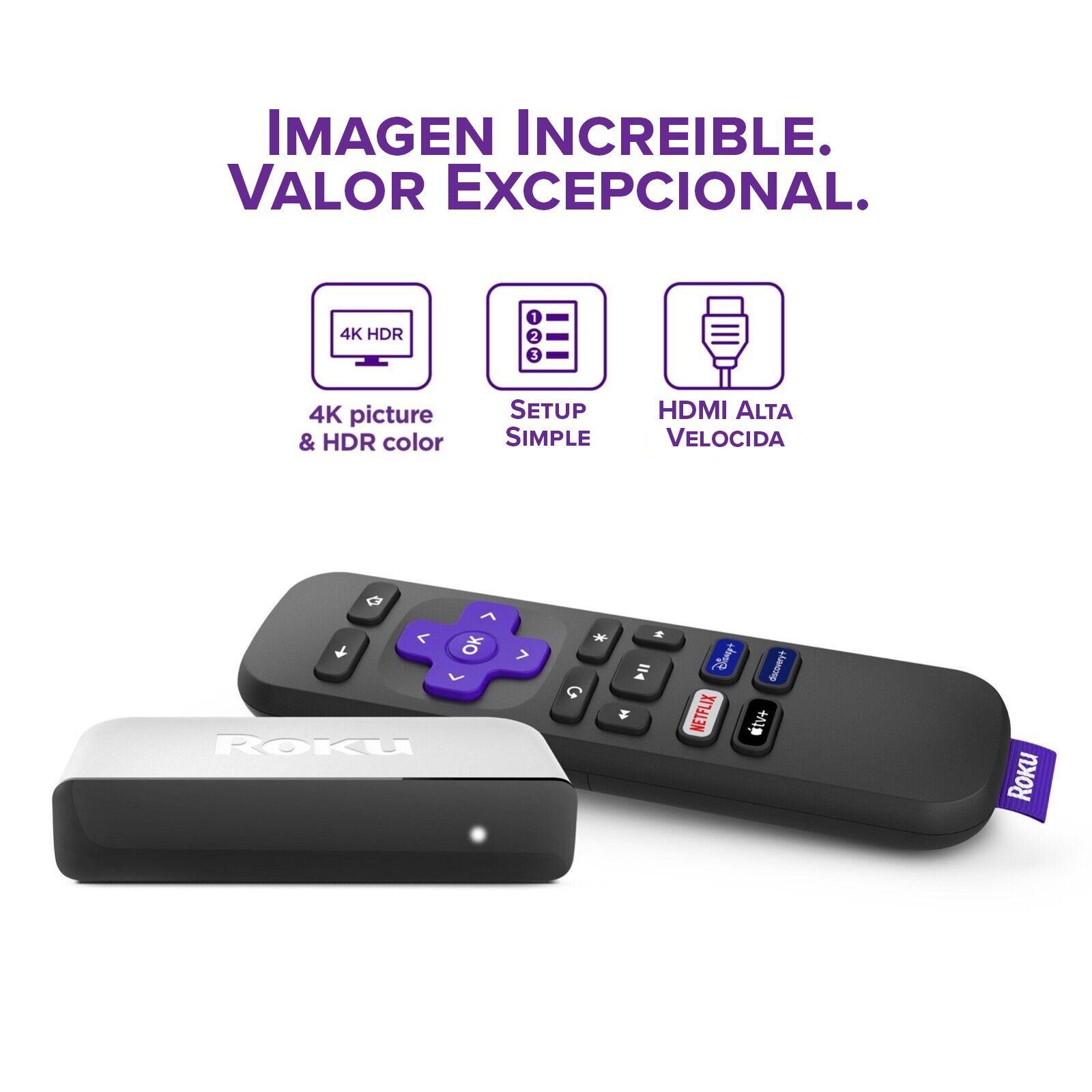 Roku Premiere 4K Disney+, HBO, Netflix, Amazon, Zapping, DTV-2