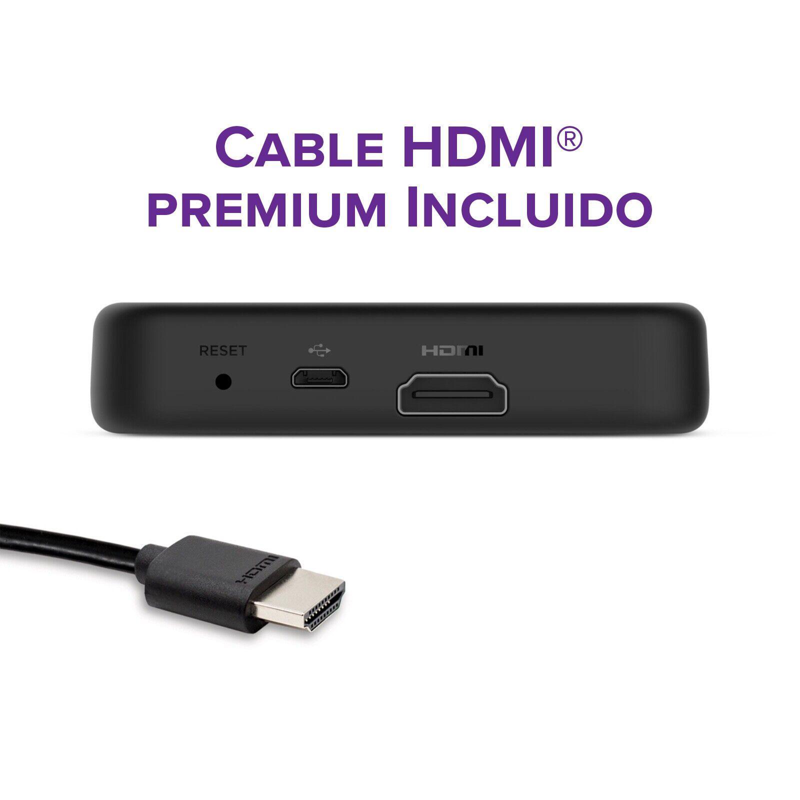 Roku Premiere 4K Disney+, HBO, Netflix, Amazon, Zapping, DTV-4
