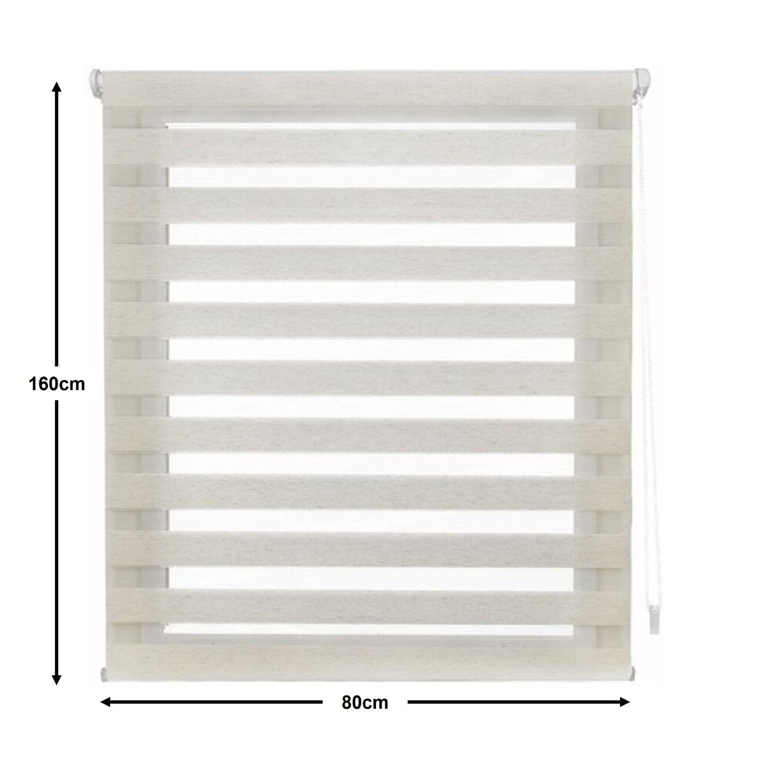 Cortina Roller Dia y Noche Lumax 0.8 X 1.6 mts Beige-4