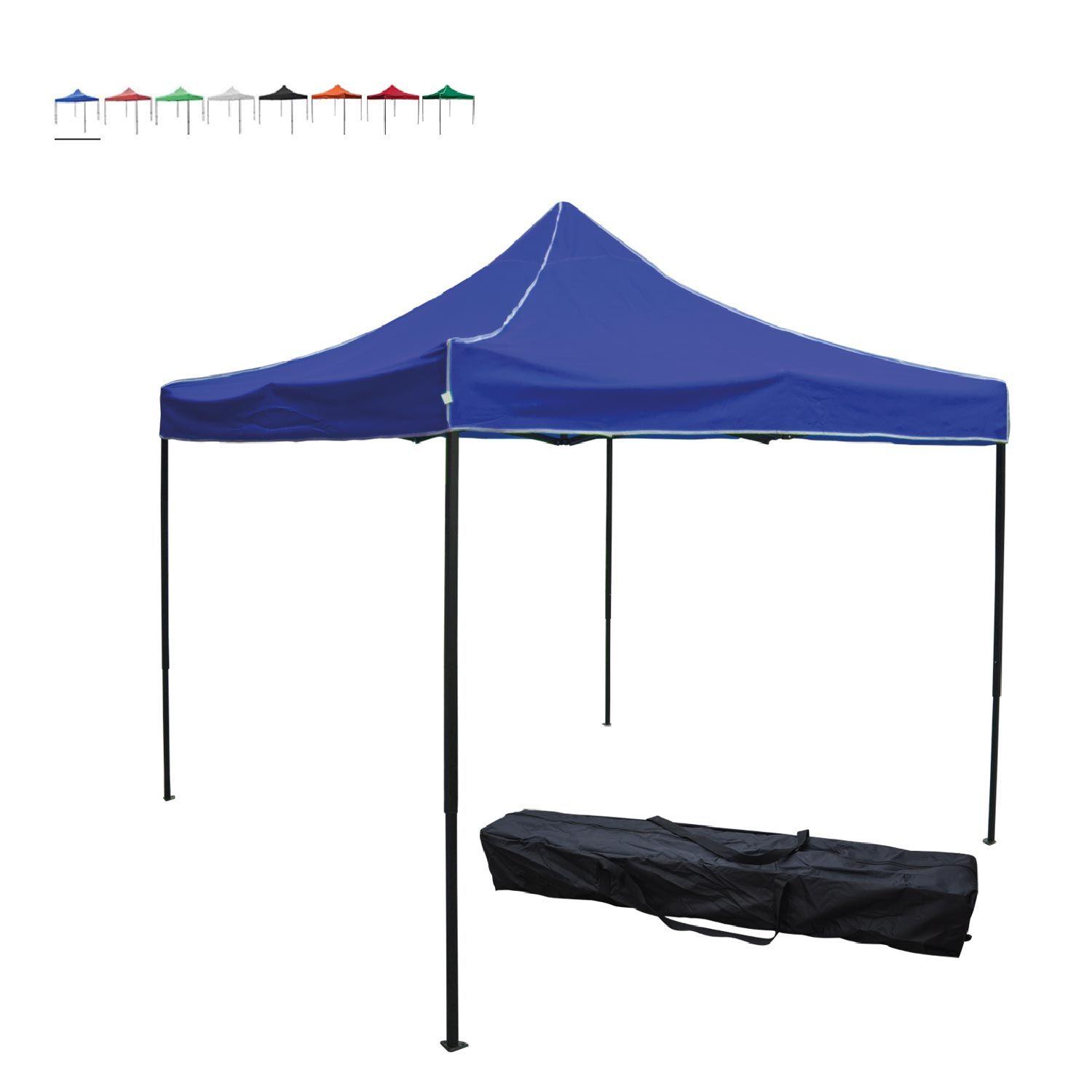 Gazebo Plegable Acero Pared Impermeable 3X3 Azul-2