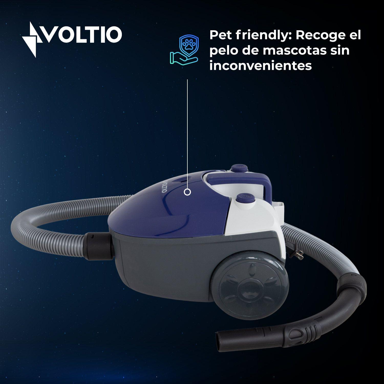 Aspiradora De Arrastre 900W Liviana Cable 5 Metros Ruedas-6
