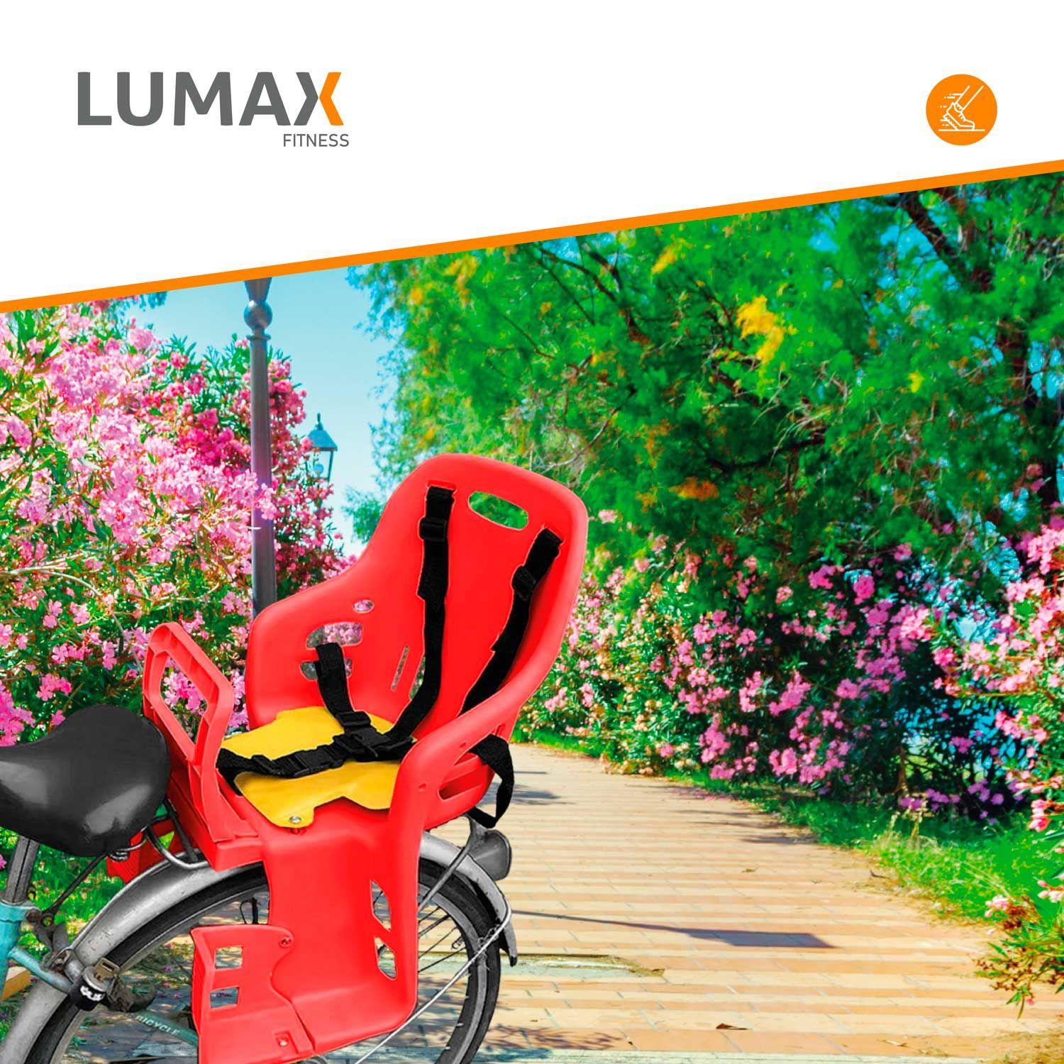 Silla De Paseo De Niños Para Bicicletas Rojo-3