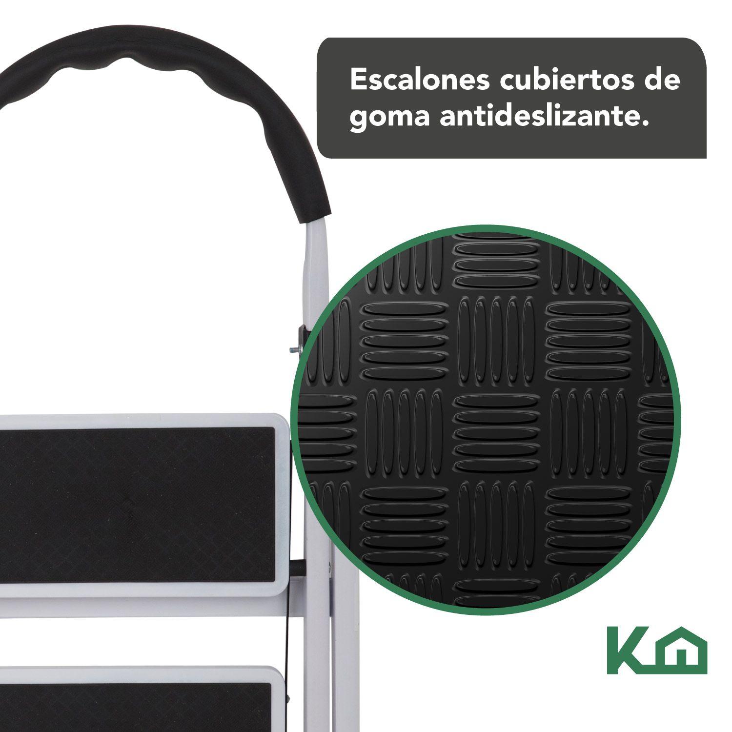 Escalera Plegable Tipo Piso 3 Peldaños KingsHouse-5
