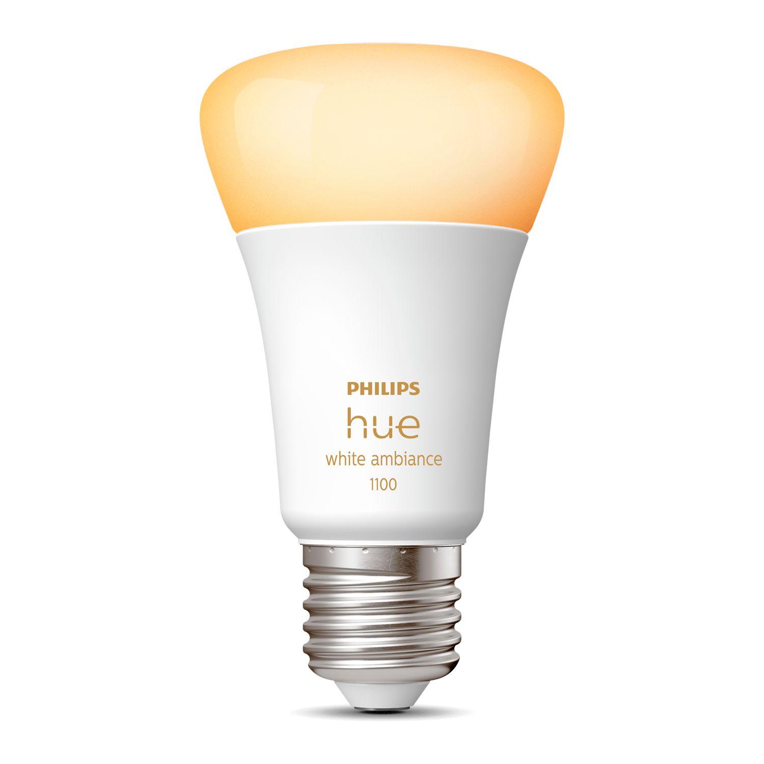 Pack Philips Hue 3 Ampolletas LED E27 Luz Fria & Calida 8w-2