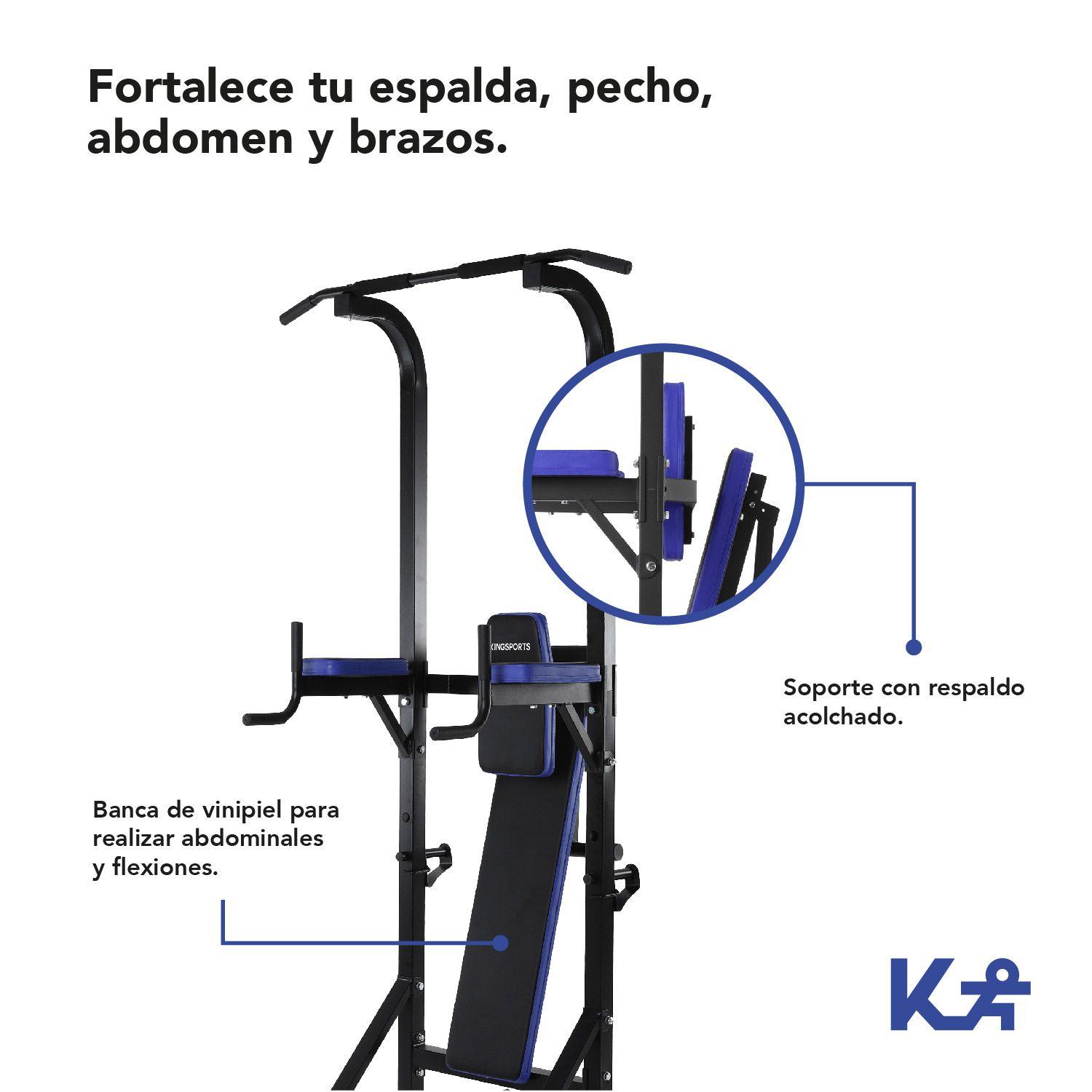 Estacion Dominadas Banco Ejercicio Musculacion-2