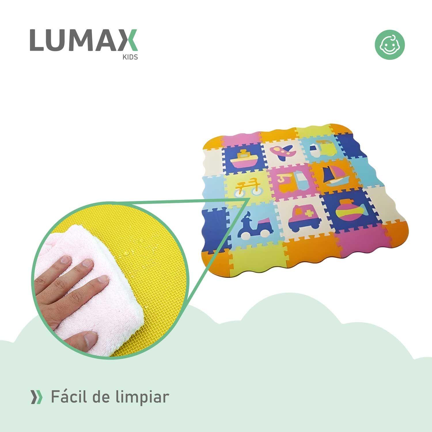 Piso Alfombra Goma Eva Con Bordes Corral Bebes-5