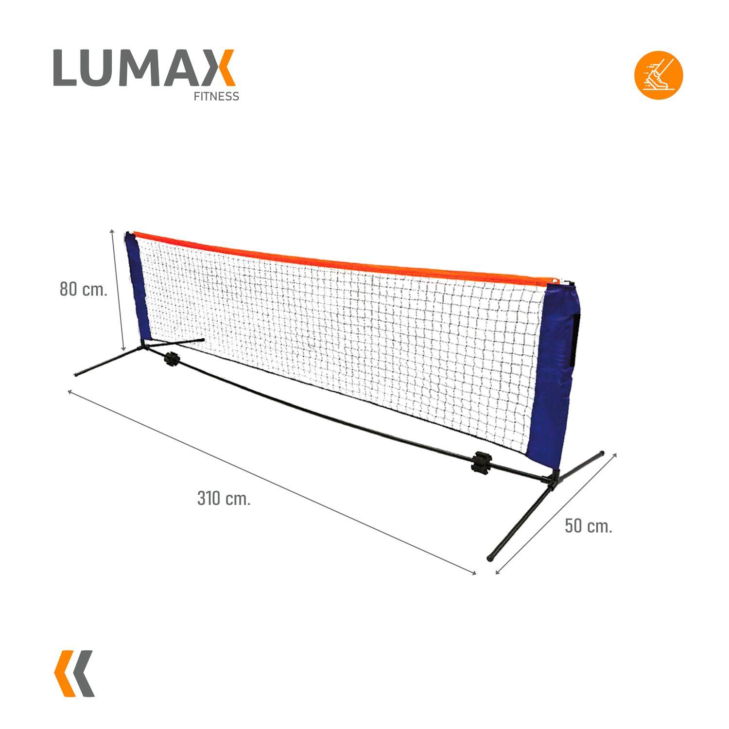 Red de Futbol Tenis y Badminton con Bolso 3,1 m de largo-2