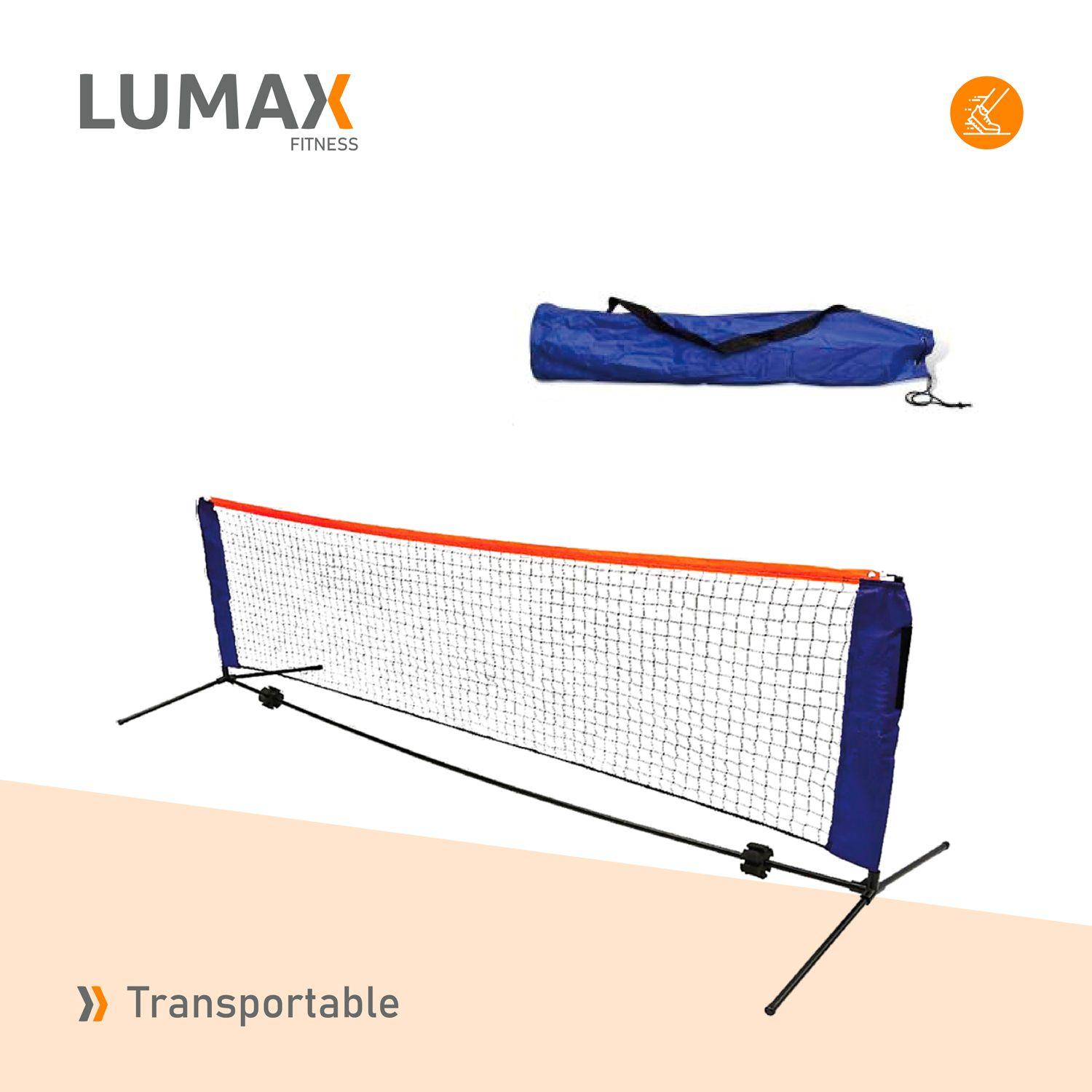 Red de Futbol Tenis y Badminton con Bolso 3,1 m de largo-5