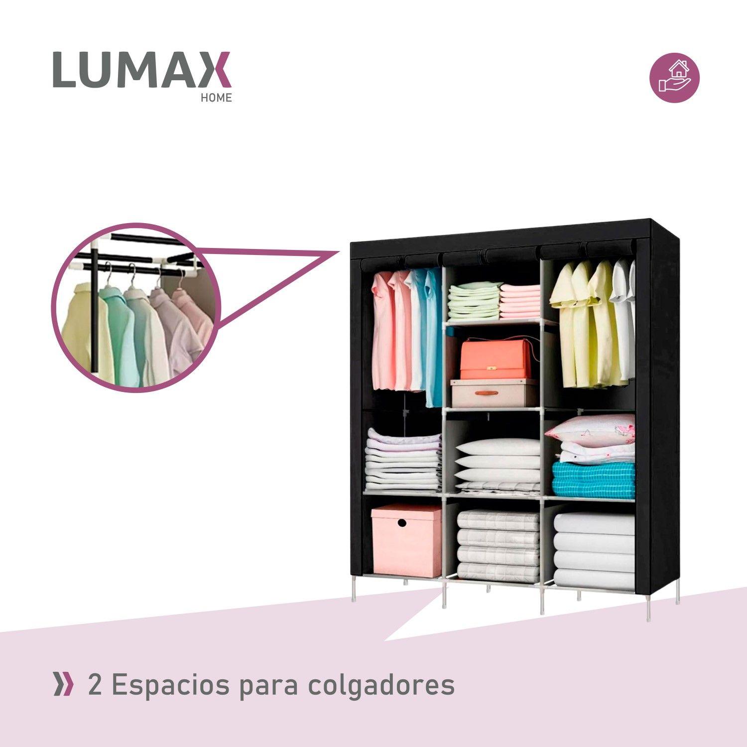 Closet Armable y Portatil de Tela 130x45x175 cm-4