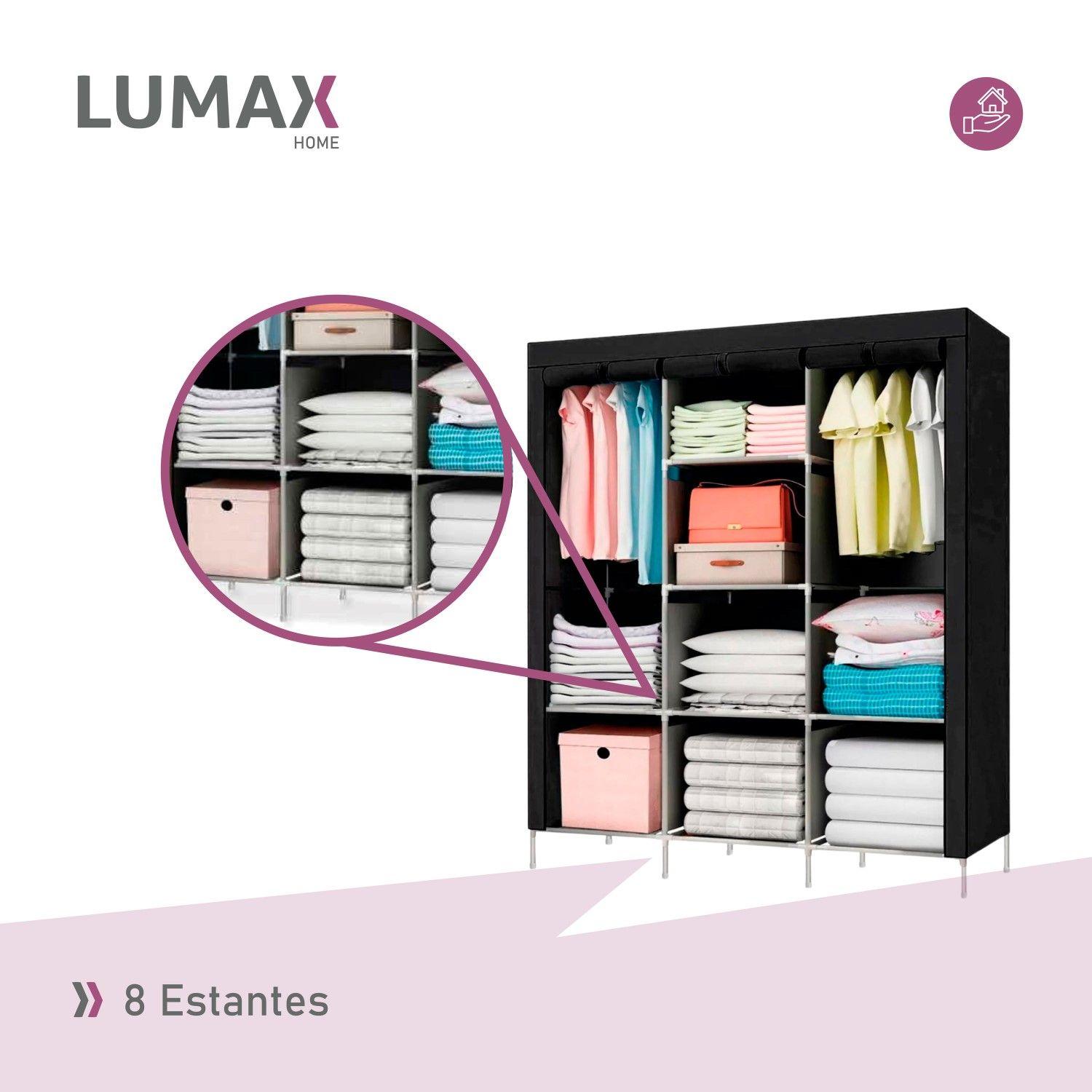 Closet Armable y Portatil de Tela 130x45x175 cm-5
