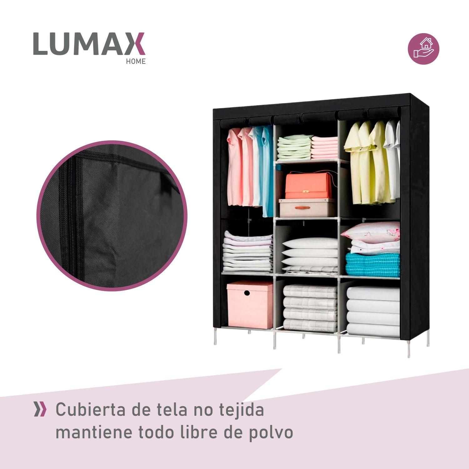 Closet Armable y Portatil de Tela 130x45x175 cm-6