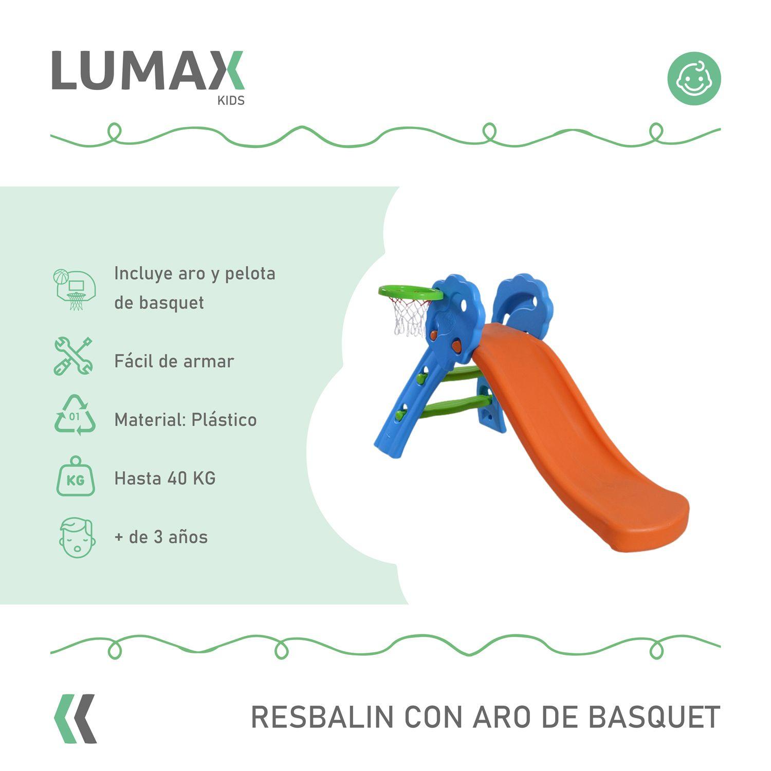 Juego para el Jardin Resbalin Infantil + Aro de Basket-1