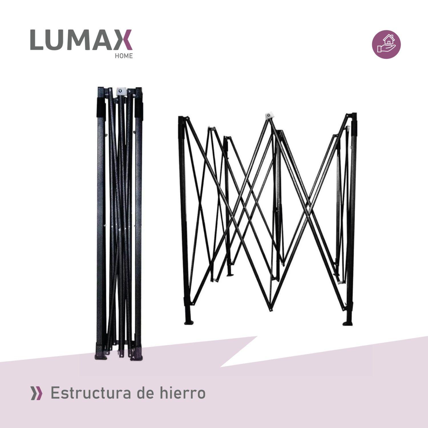 Toldo Plegable 4.5x3m Super Reforzado Con Lona Roja-6