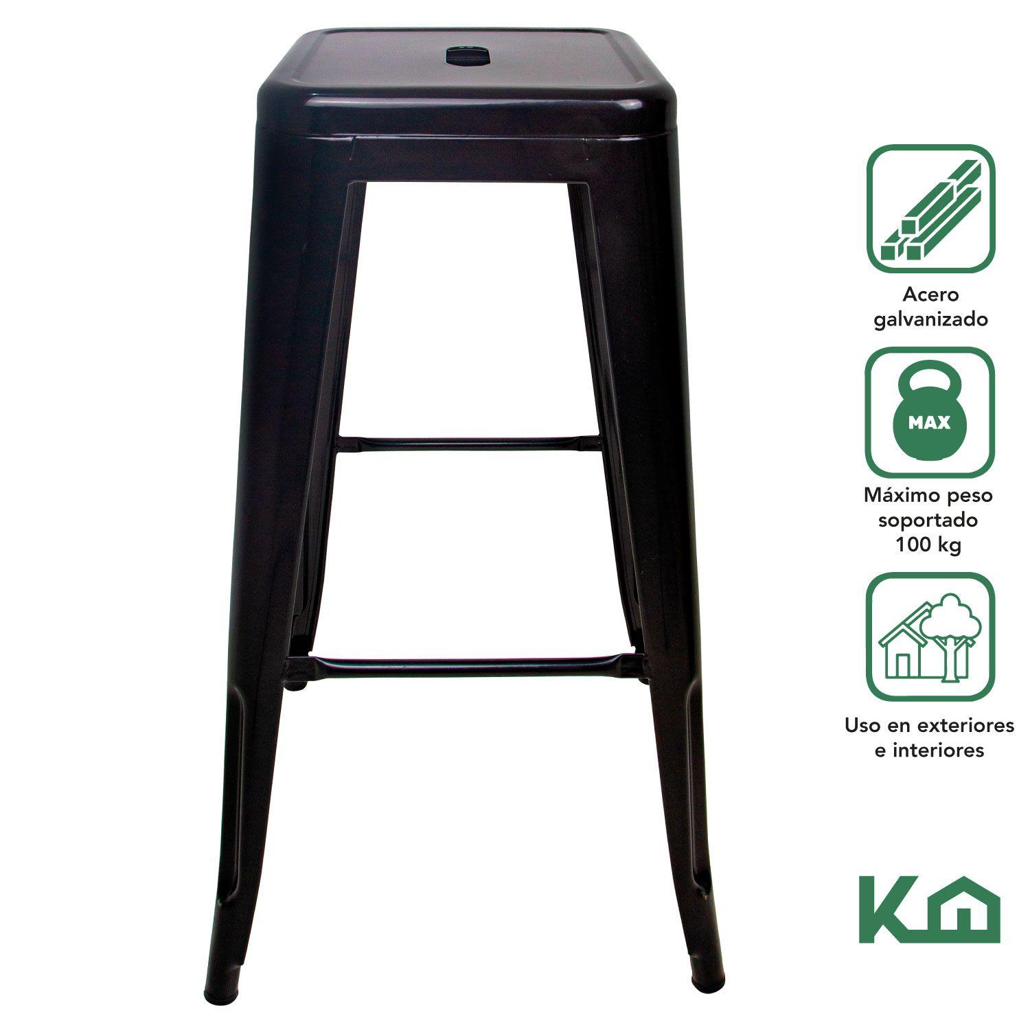 Piso Bar Silla Tolix Metalica Colores Hogar-2