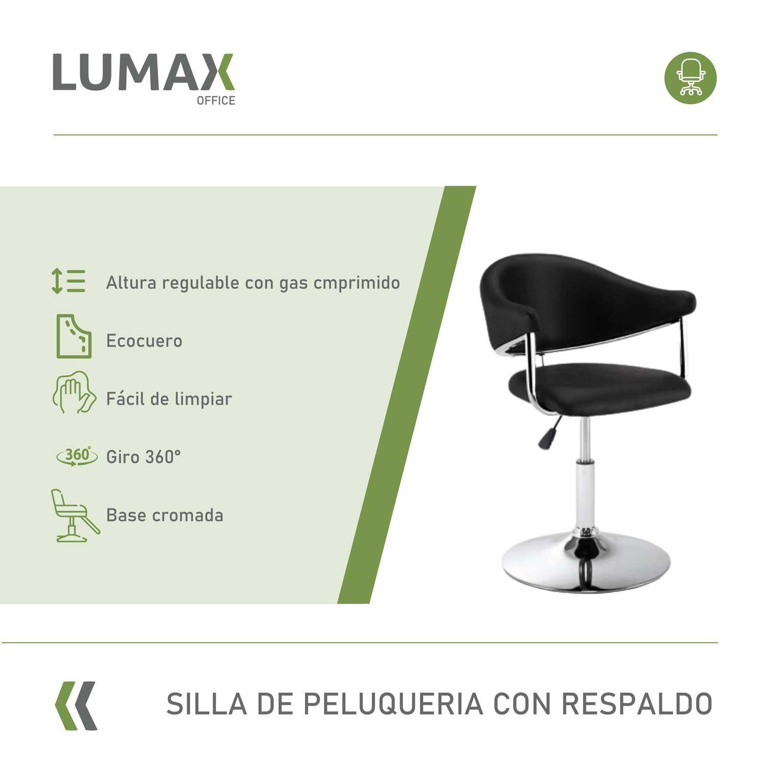 Poltrona Tipo Sillon Butaca Negra Comedor y Oficina-1