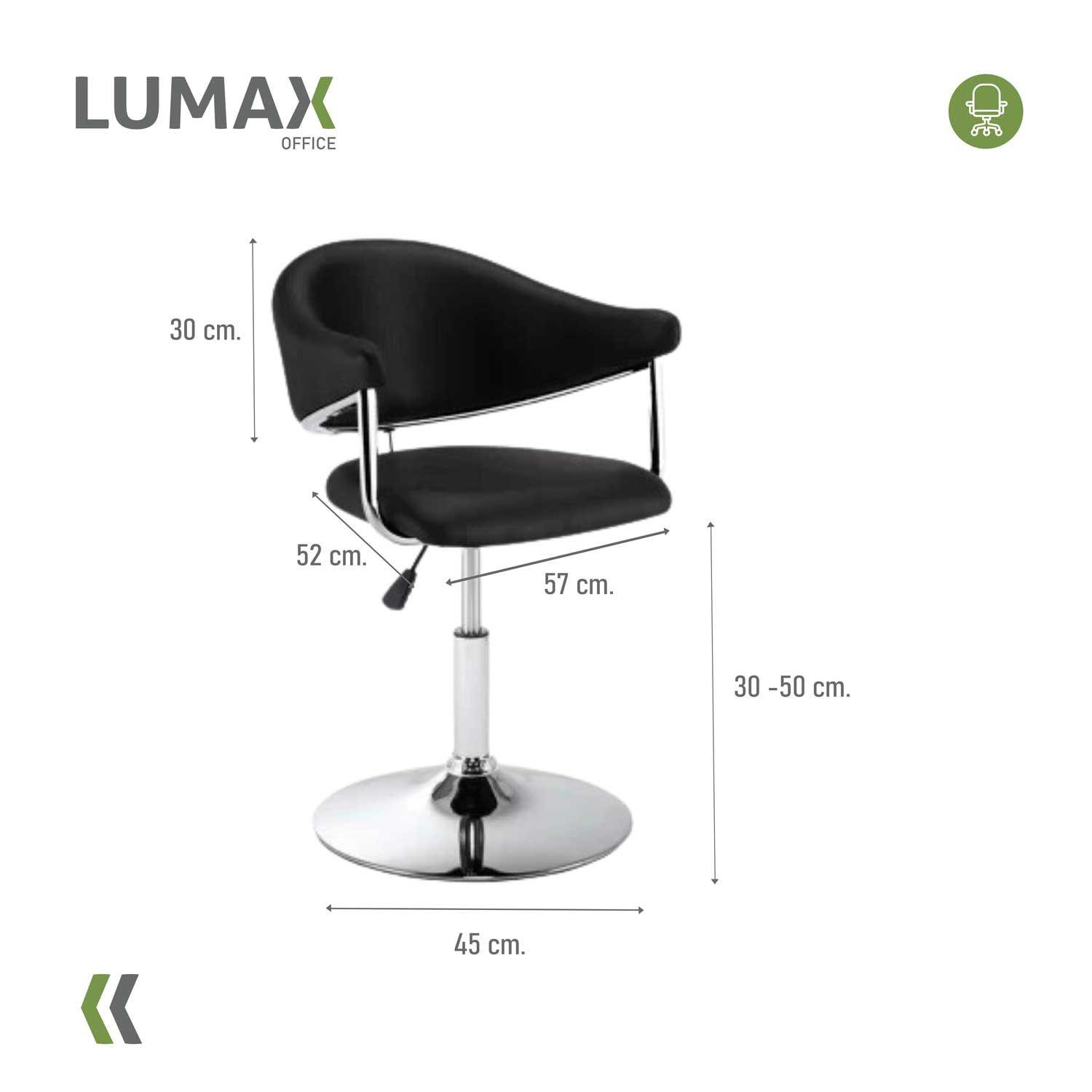 Poltrona Tipo Sillon Butaca Negra Comedor y Oficina-2