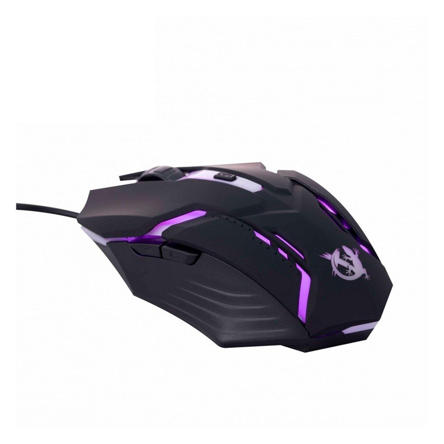 Mouse Gamer USB X-Lizzard DPI Variable Luces LED-2