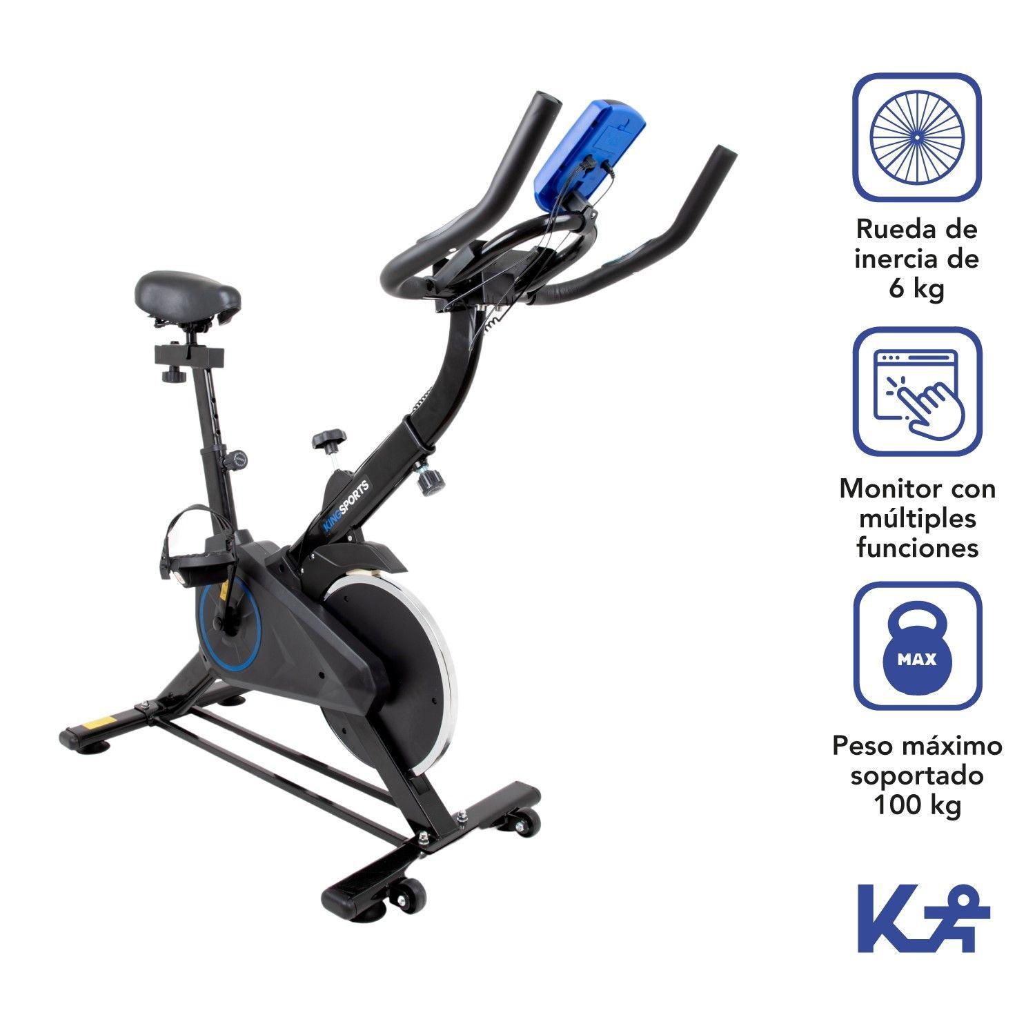 Bicicleta Estatica Fija Spinning Cardio Y Fitness 6 kg-1