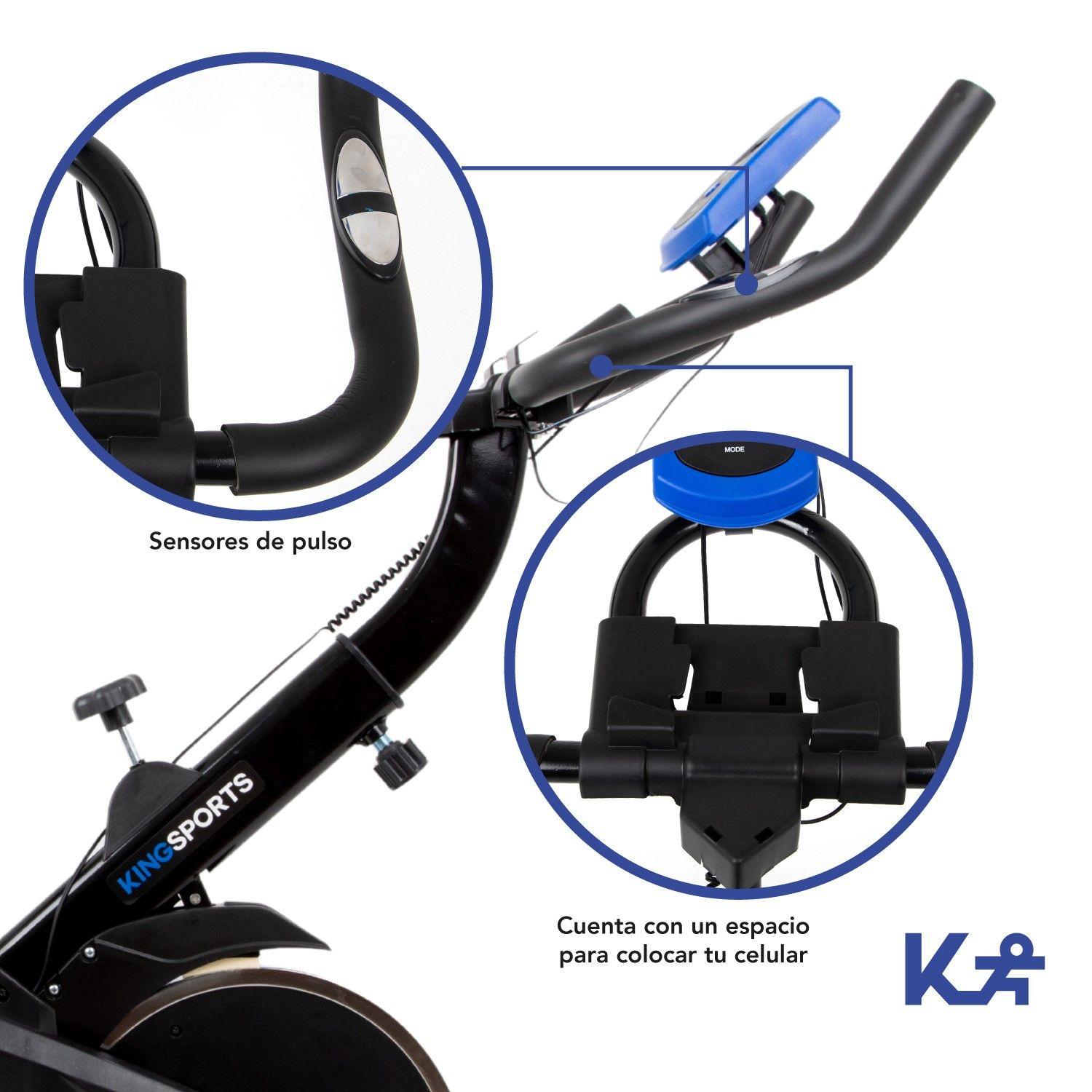 Bicicleta Estatica Fija Spinning Cardio Y Fitness 6 kg-5