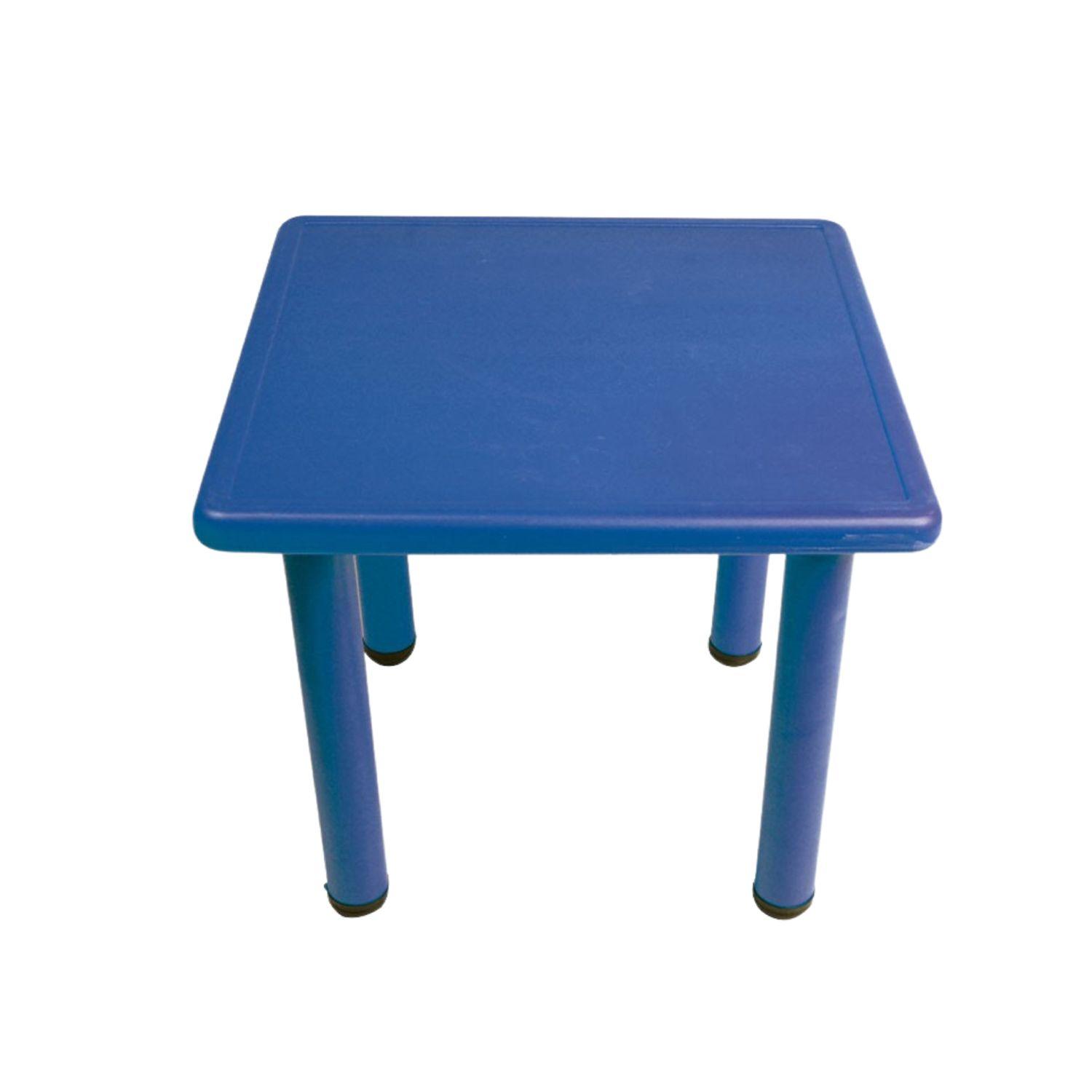 Mesa Plastico Niño 60x60x50 Azul-0