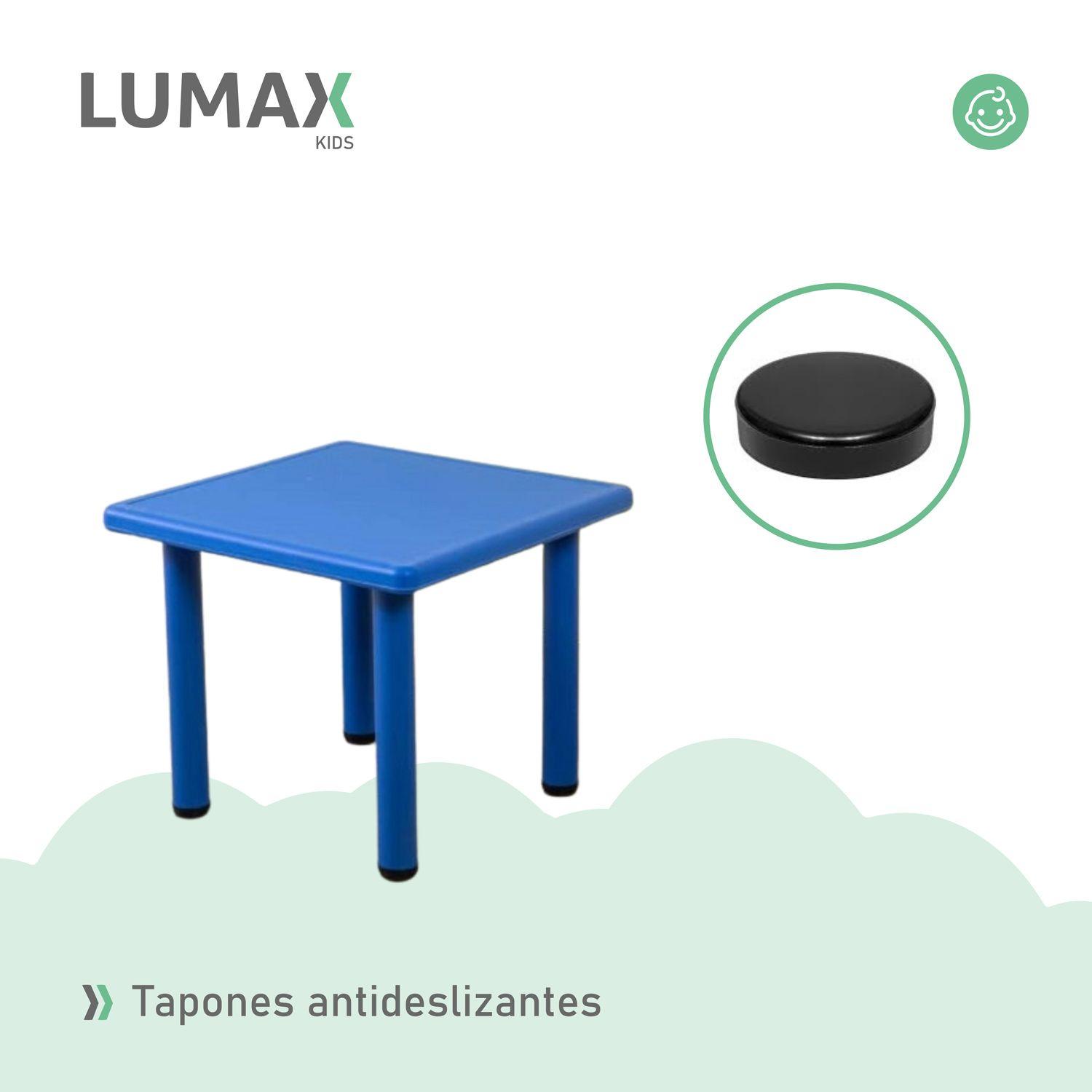 Mesa Plastico Niño 60x60x50 Azul-6