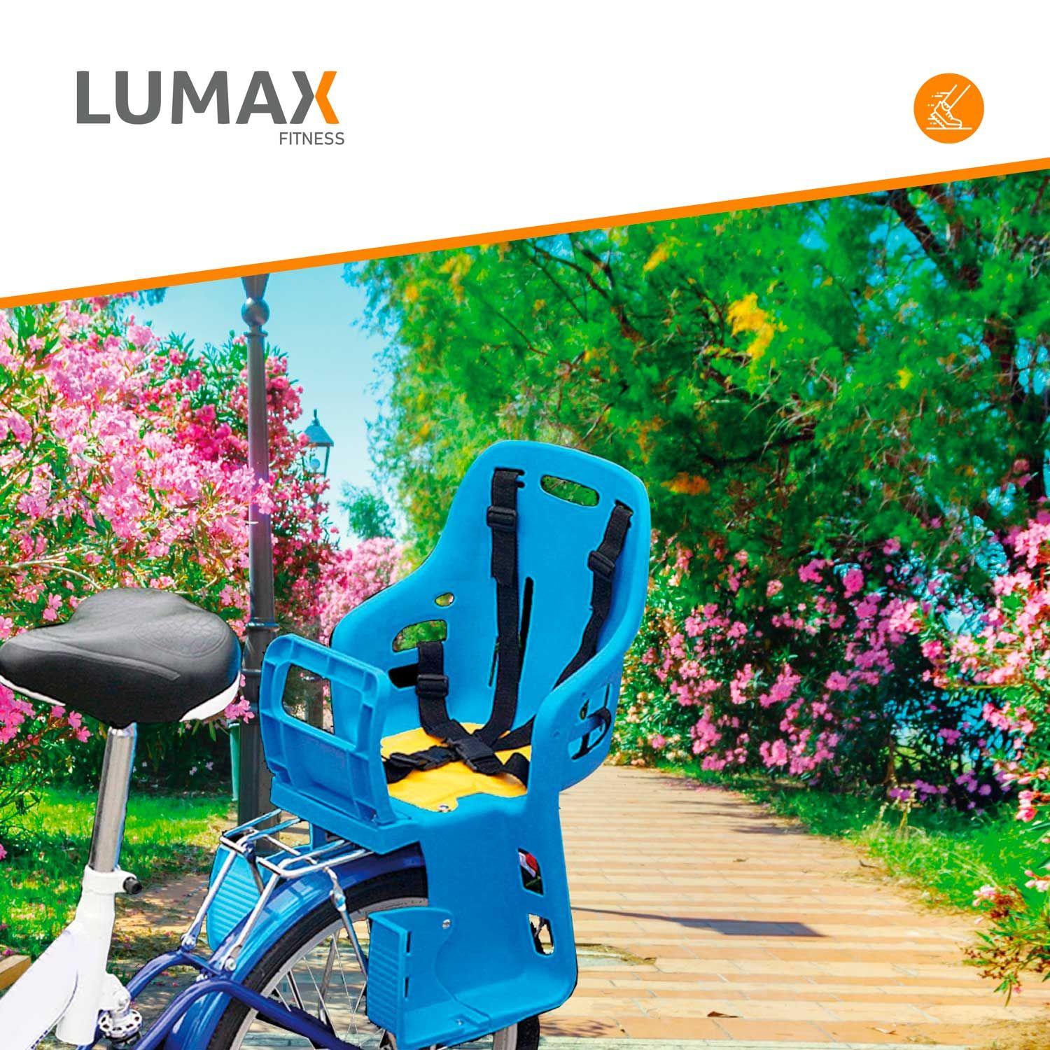 Silla De Paseo De Niños Para Bicicletas Azul-3