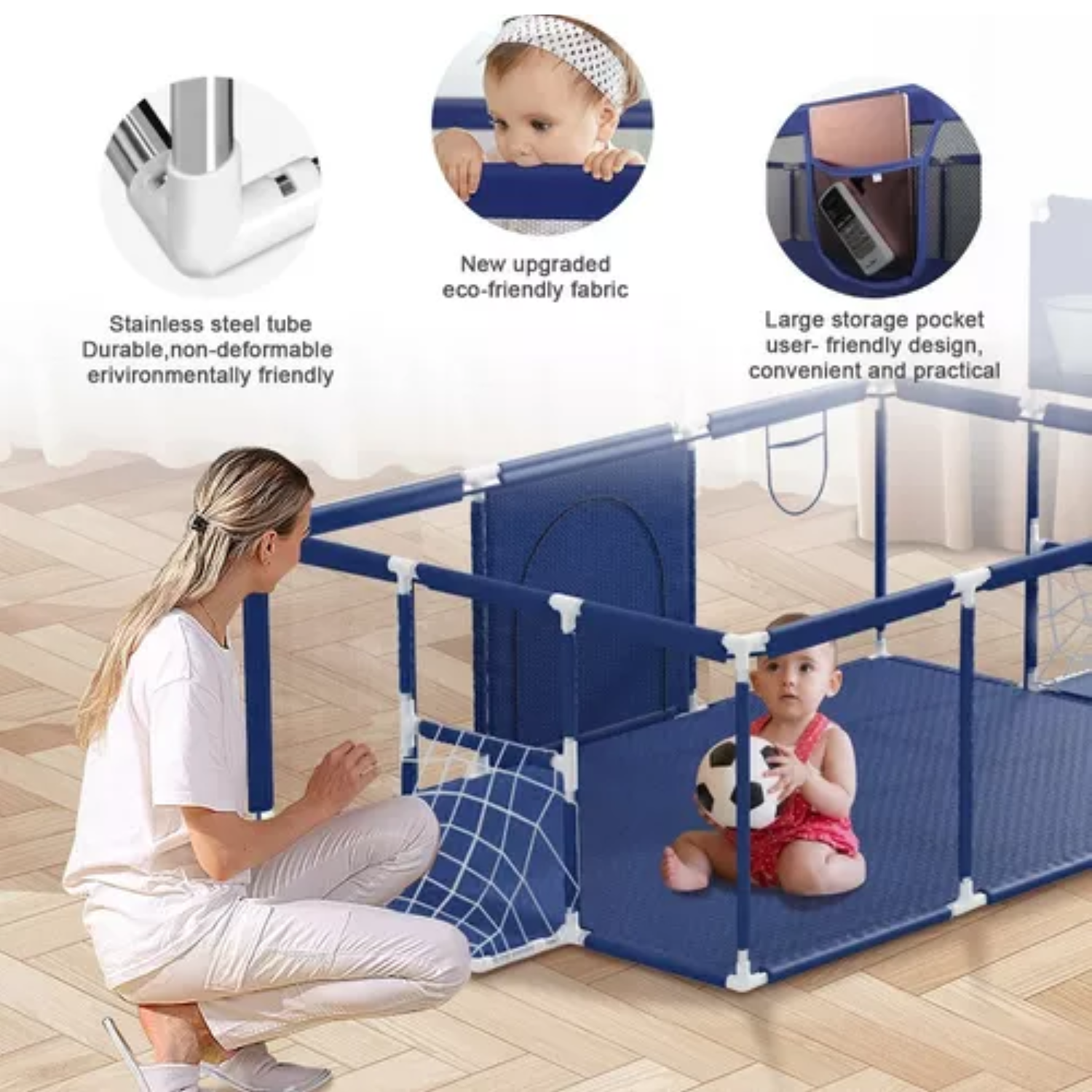 Corralito Para Bebe Corral De Gimnasio De Juegos Infantil-2