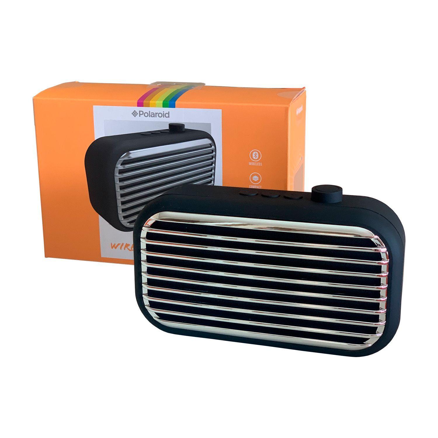 Parlante Bluetooth Polaroid Vintage Rejilla-0