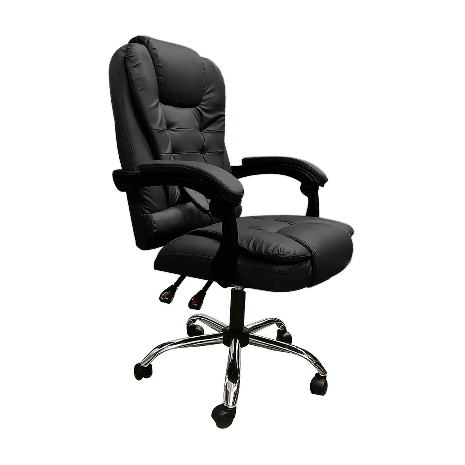 Silla Ejecutiva Escritorio Miles Premium Color Negro-0