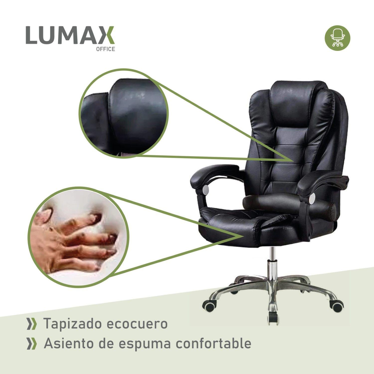 Silla Ejecutiva Escritorio Miles Premium Color Negro-5