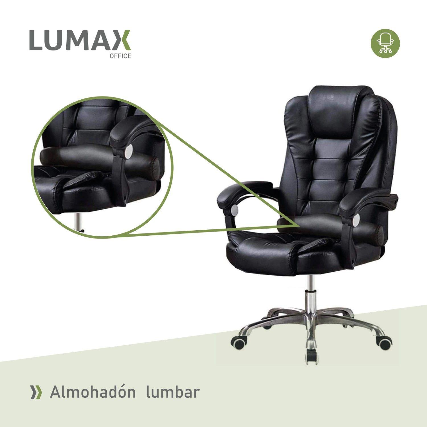 Silla Ejecutiva Escritorio Miles Premium Color Negro-6