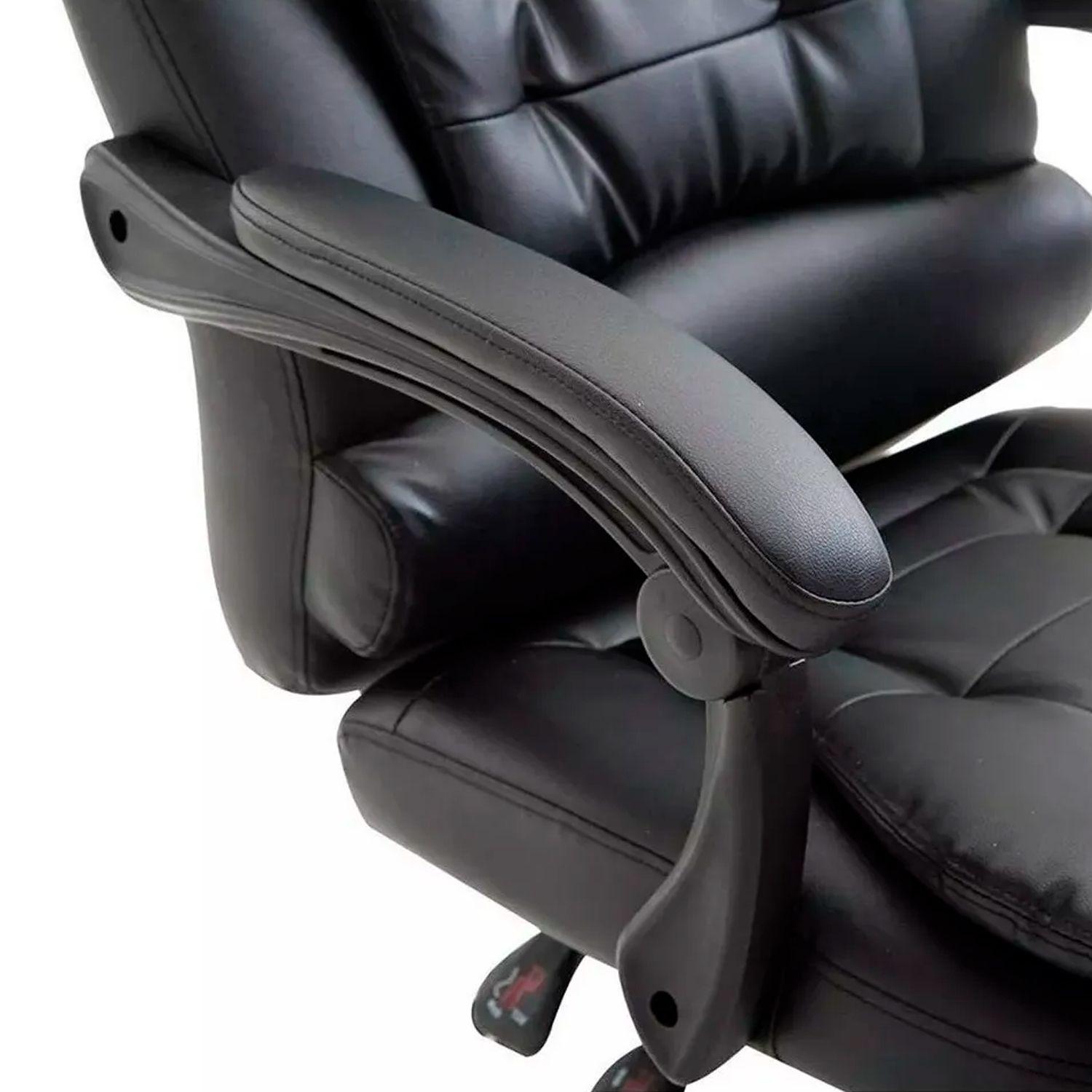 Silla Ejecutiva Escritorio Miles Premium Color Negro-2