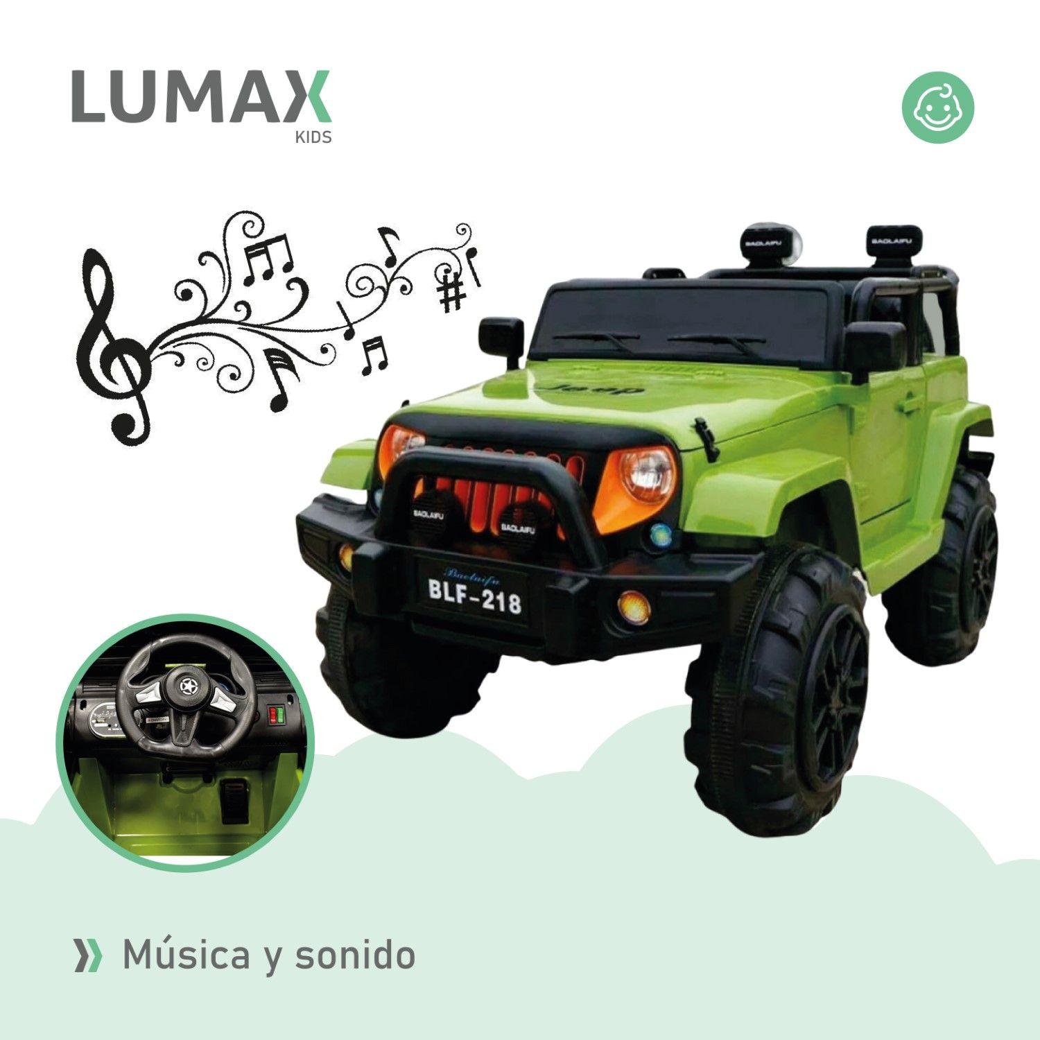 Auto A Bateria Jeep 12v Control Verde-5