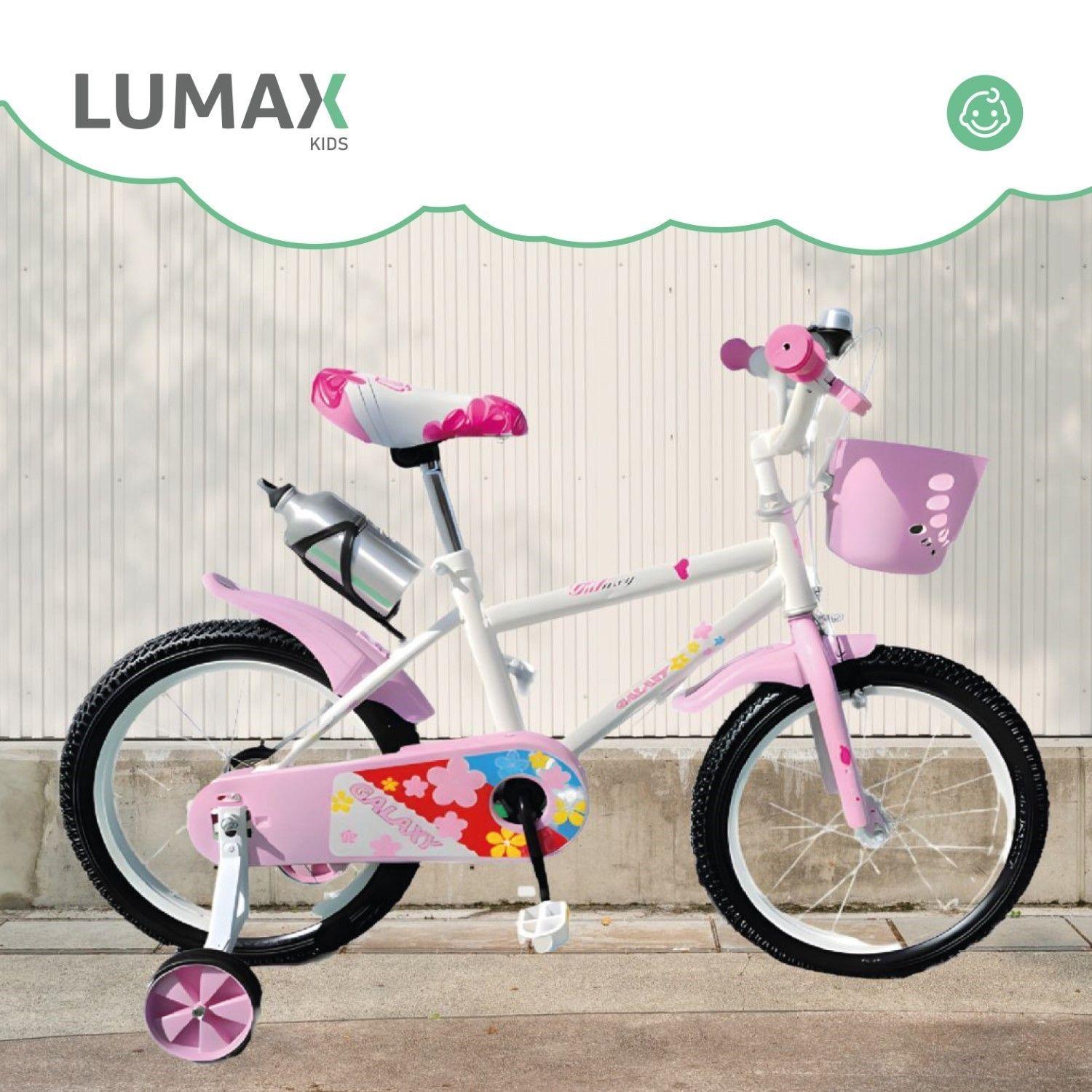 Bicicleta Infantil Lumax Aro 14 Color Rosa-3