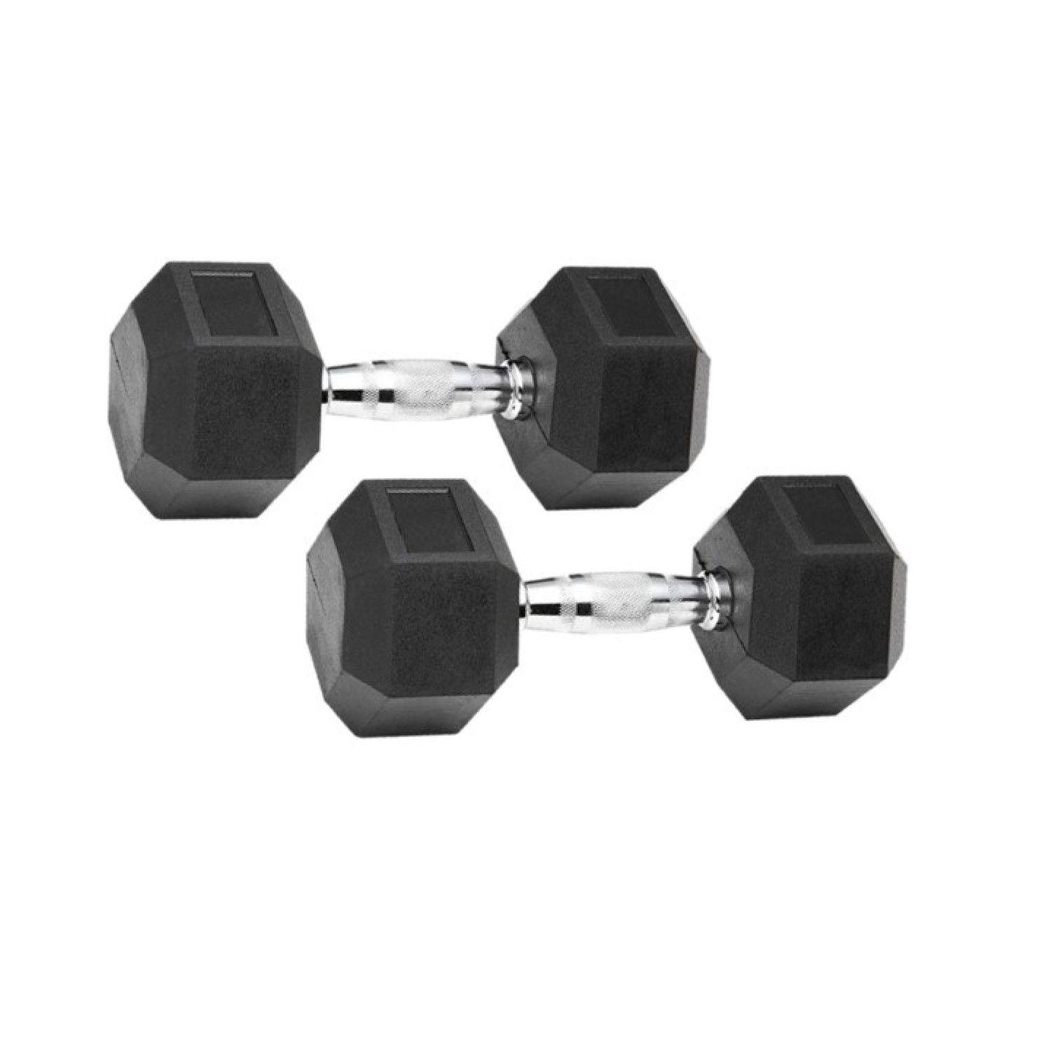 Set Par de Mancuernas Hexagonal 12.5 Kg por Unidad - Fitness-0