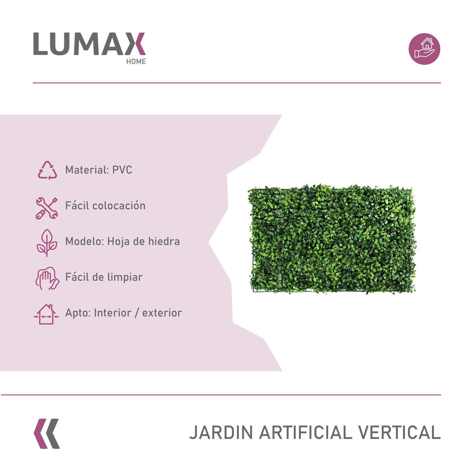 Pack x50 Jardin Vertical Artificial Muro Pared Panel-2