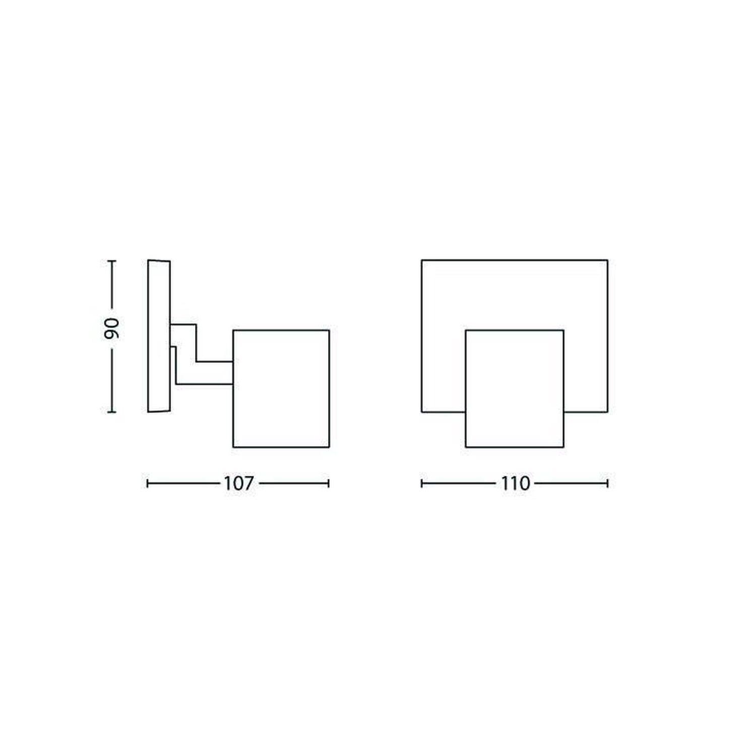 Aplique de Techo Philips Runner 1 Spot Max 50W Gris-1