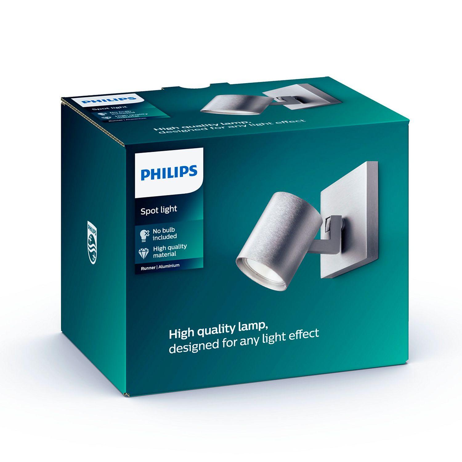 Aplique de Techo Philips Runner 1 Spot Max 50W Gris-2