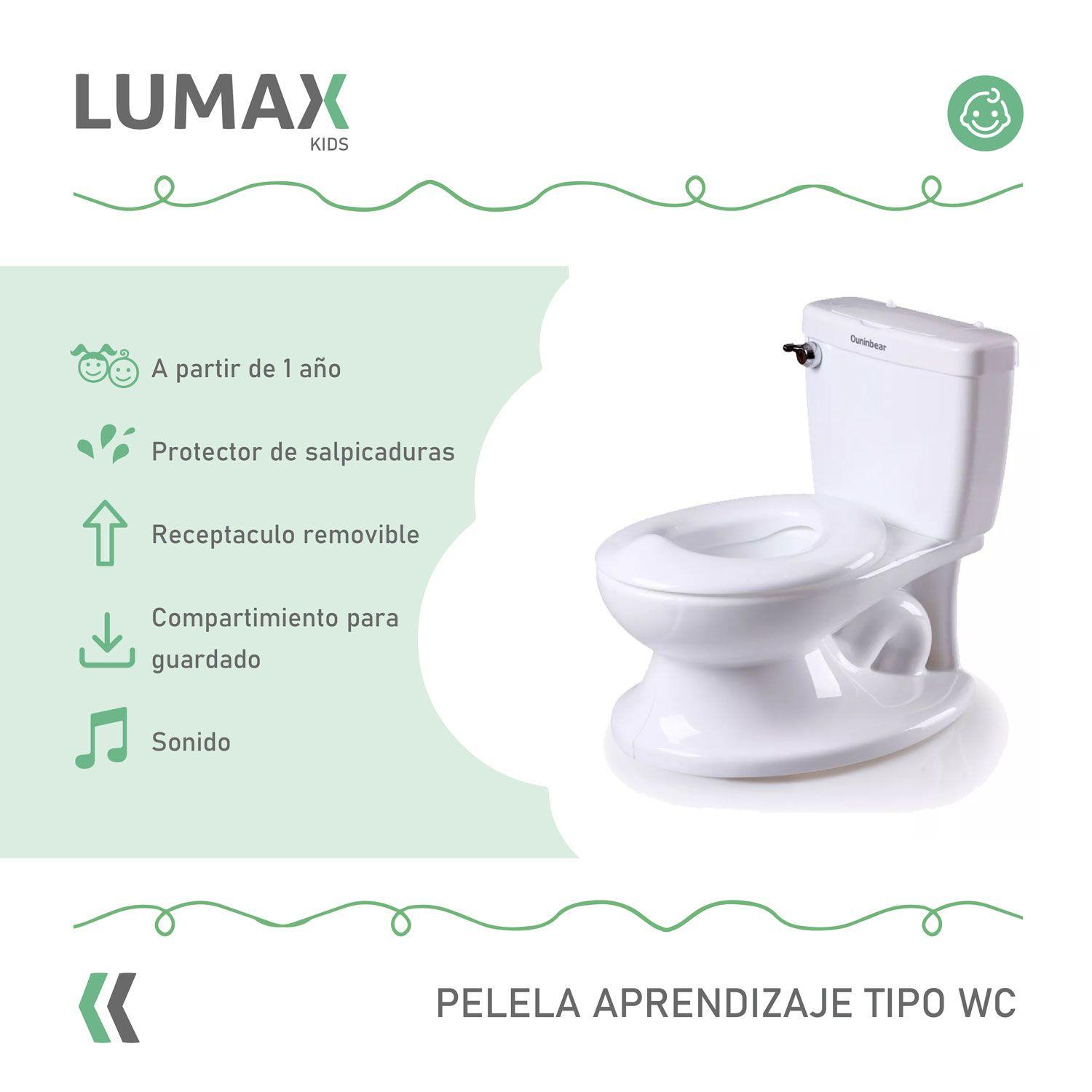 Pelela Aprendizaje Tipo Wc Sonido Cisterna Blanco-1