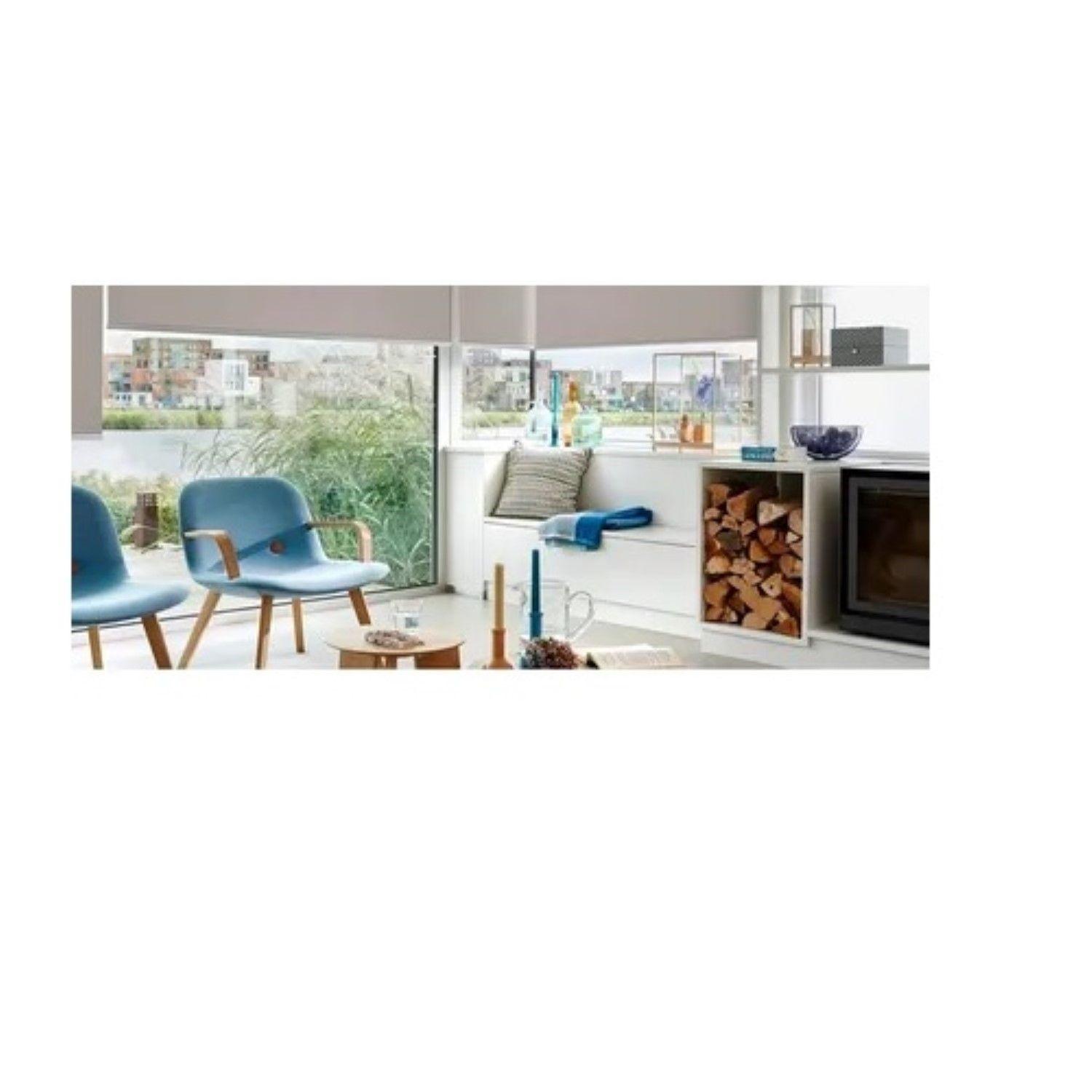 Cortina Roller Blackout Lumax 1.0 X 1.6 cm Color Beige-2