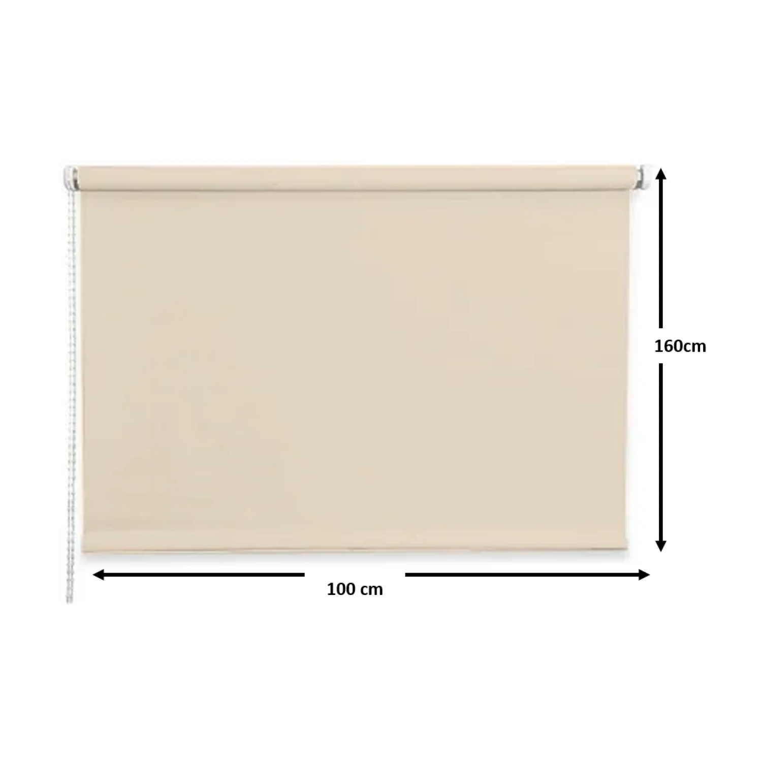 Cortina Roller Blackout Lumax 1.0 X 1.6 cm Color Beige-3