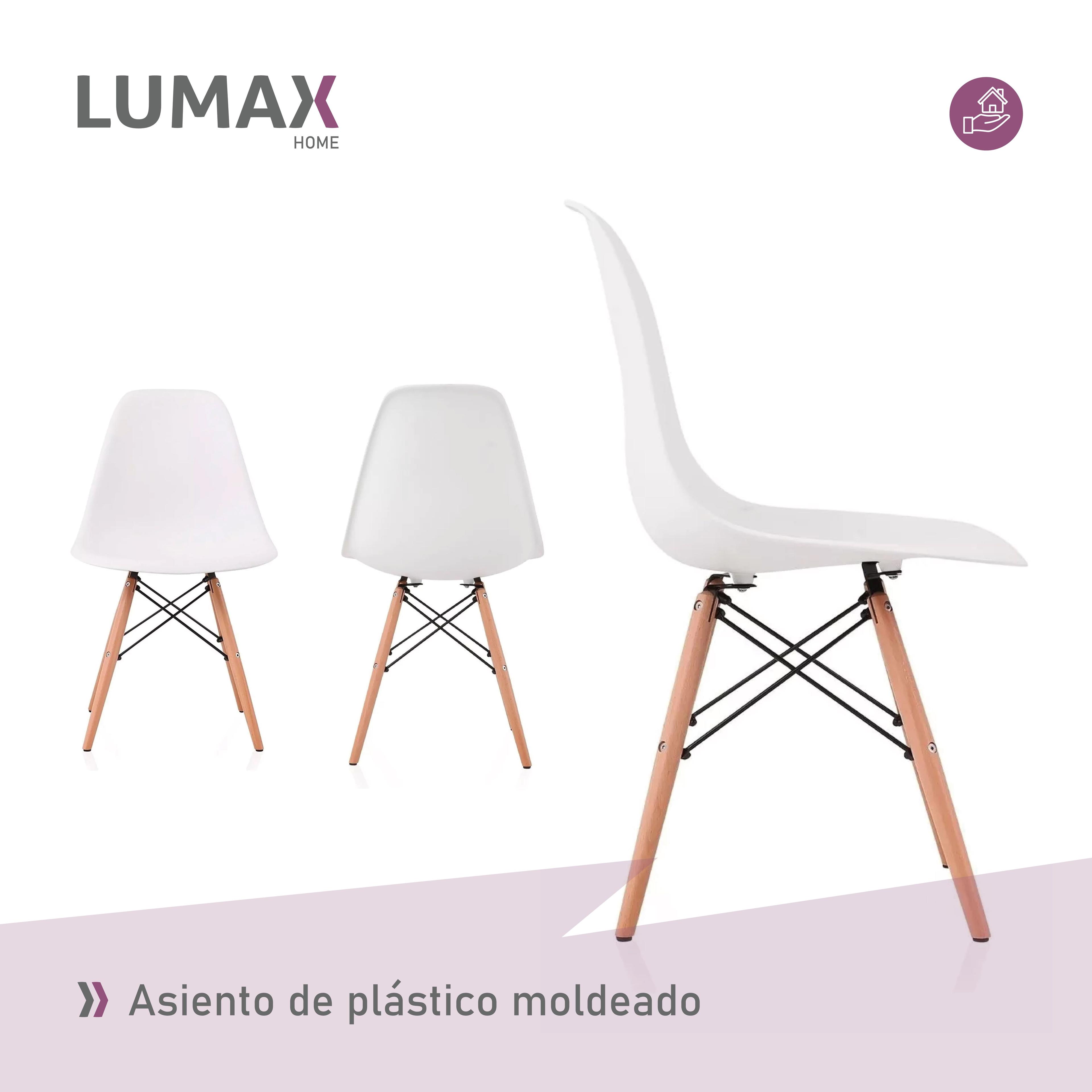Silla Eames Dsw Clasica Blanca Muebles Metinca-6