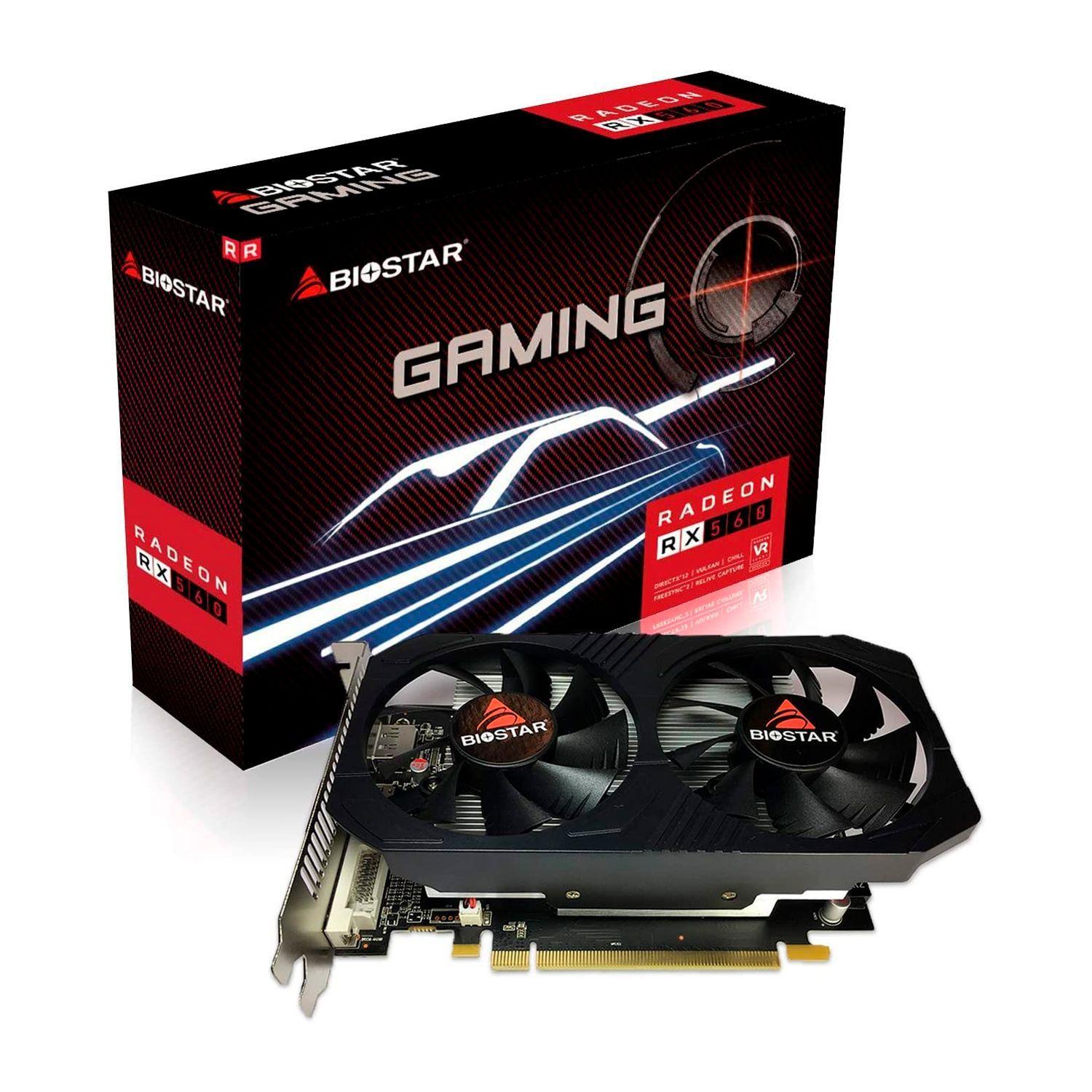 Tarjeta de Video Biostar AMD Radeon RX560 2GB-0